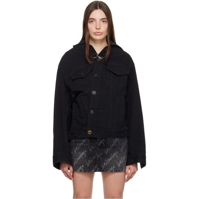 Balenciaga o1mt1gz0924 DIY Jacket in Black Size XS / US 0-2 / IT 36-38 - 1 Preview