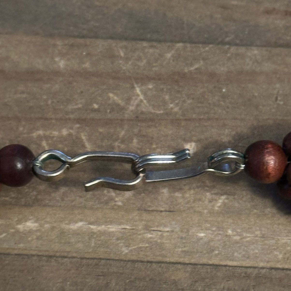Vintage Vintage long multi strand wooden bead and pearl necklace Size ONE SIZE - 2 Thumbnail