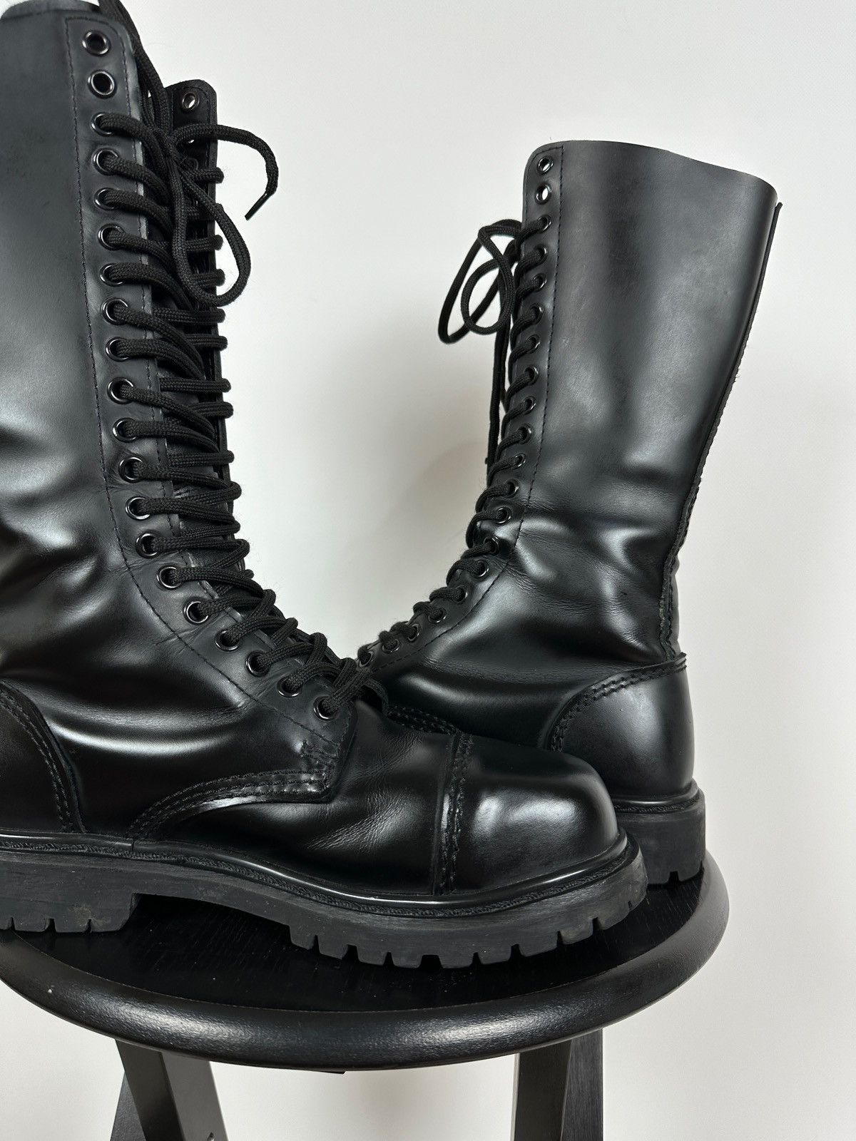 Vintage Vintage Undercover High Leather Steel Toe England Boots Size US 7.5 / EU 40-41 - 19 Thumbnail