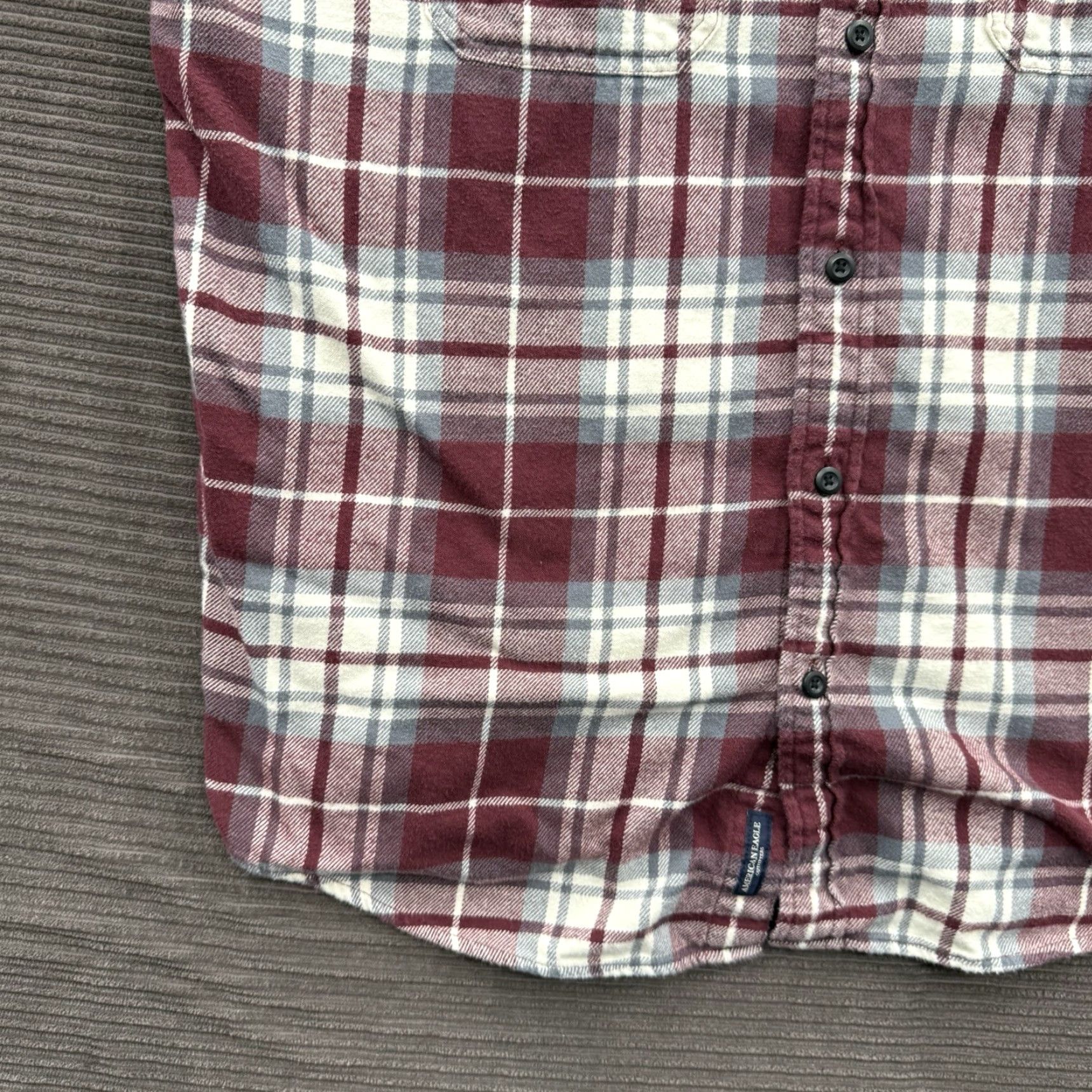 American Eagle Outfitters VINTAGE: No — American Eagle Outfitters Shirt Men XL Plaid Button-Up Cotton Long Sleeve Outdoor Fall Winter Size US XL / EU 56 / 4 - 6 Thumbnail