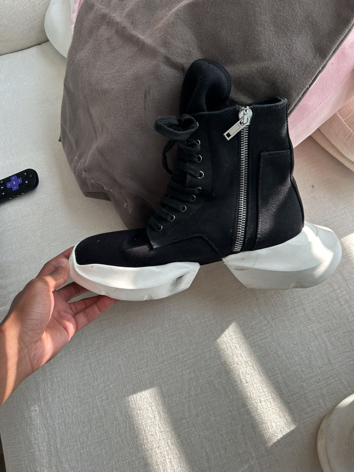 Rick Owens Drkshdw Rick Owens Drksdw Stivali Army Sneaker Boot Size US 11 / EU 44 - 2 Thumbnail