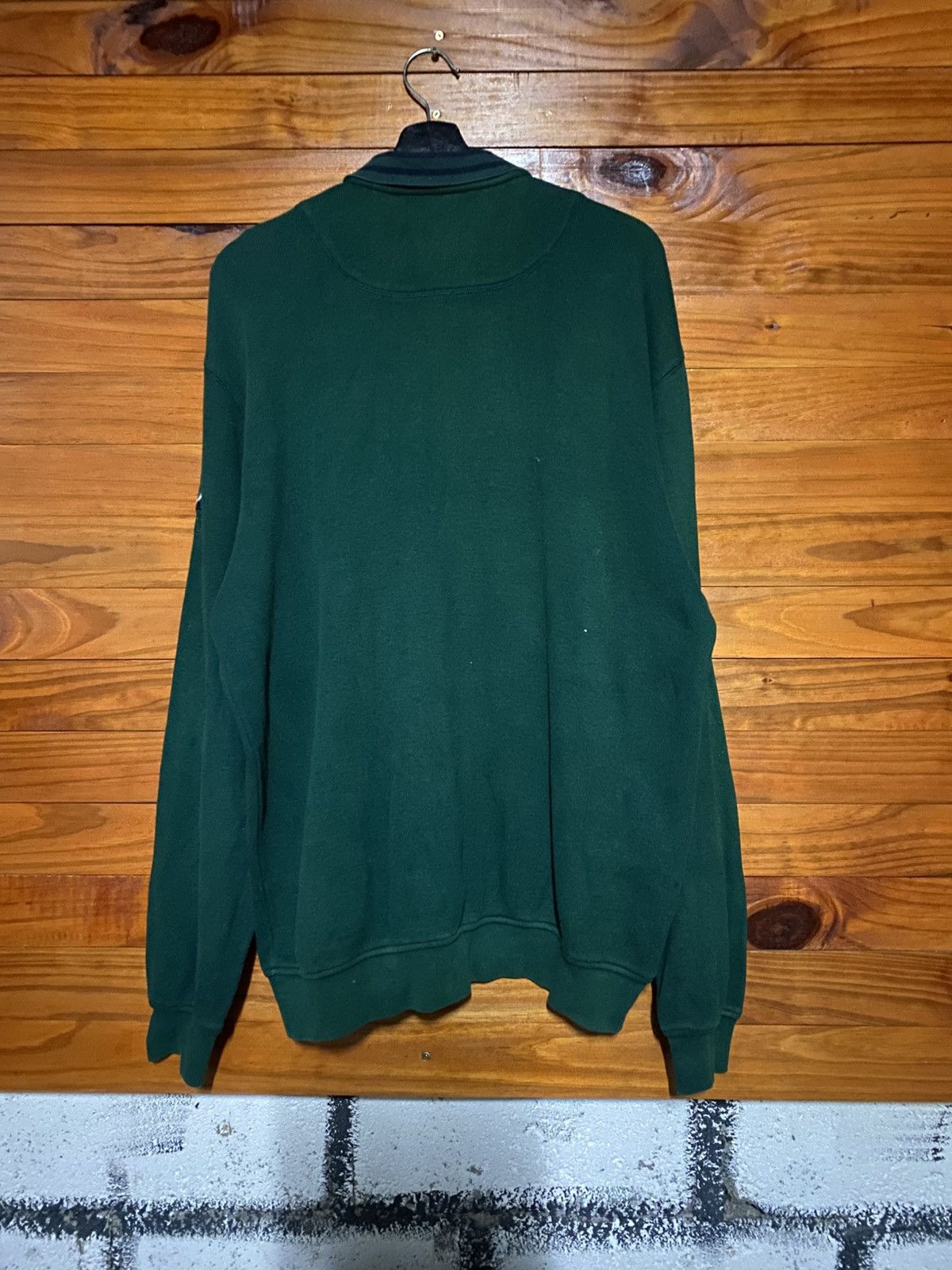 Cutter & Buck Vintage Cutter & Buck Green Long Sleeve Polo Sweatshirt Size US L / EU 52-54 / 3 - 7 Thumbnail