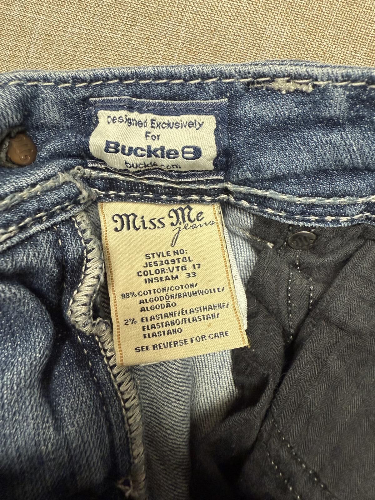 Other Miss Me Buckle Exclusive Bootcut Denim jeans Size 28" / US 6 / IT 42 - 3 Thumbnail