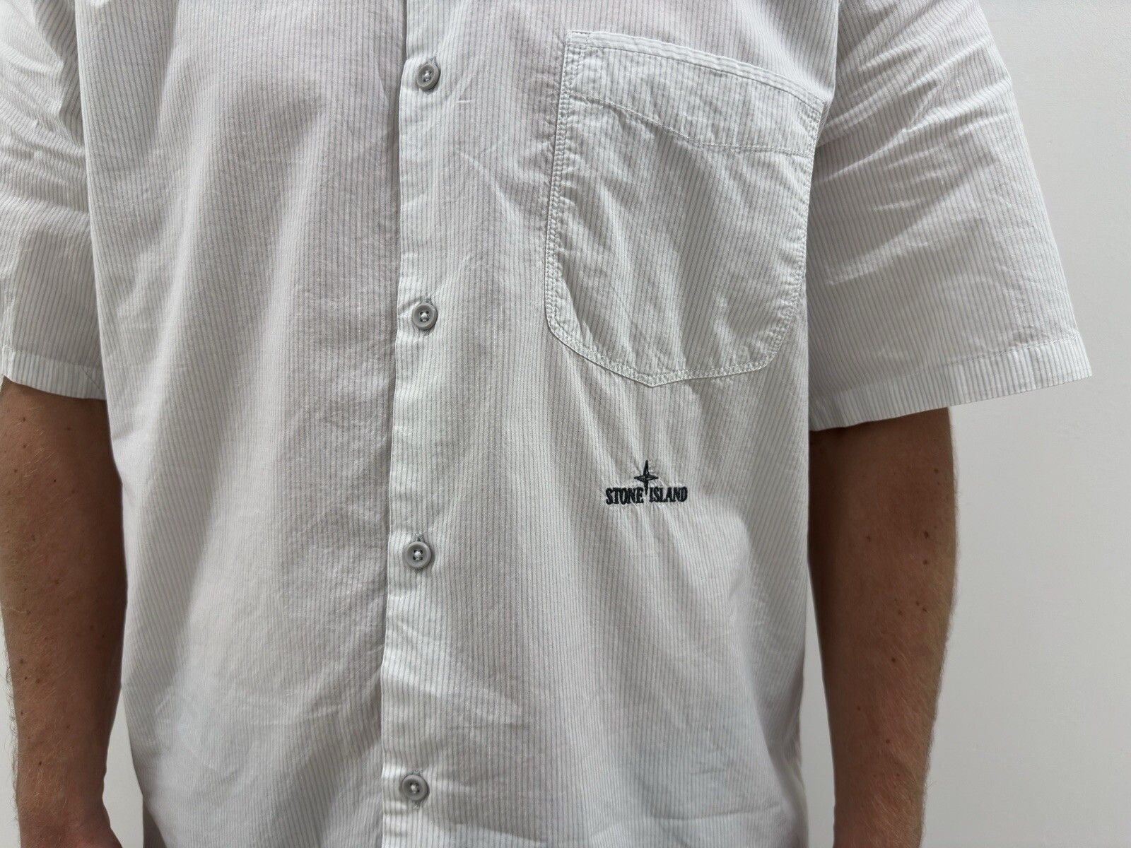 Stone Island Vintage Stone Island T-Shirt Buttons Striped Mens size XXL Size US XXL / EU 58 / 5 - 2 Thumbnail