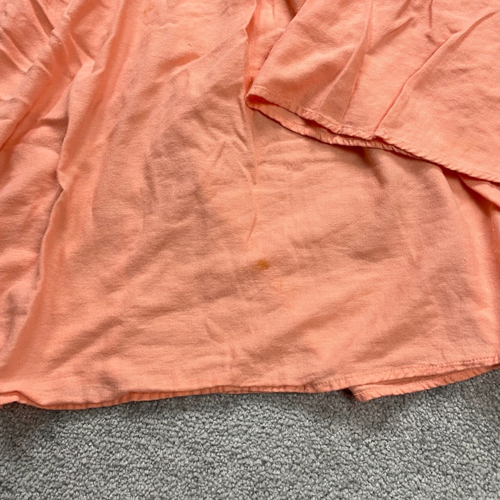 Vintage Crown & Ivy Blouse Womens XL Orange Crochet Bell Sleeve V-Neck Tunic Top Casual Womens Size XL / US 12-14 / IT 48-50 - 5 Thumbnail
