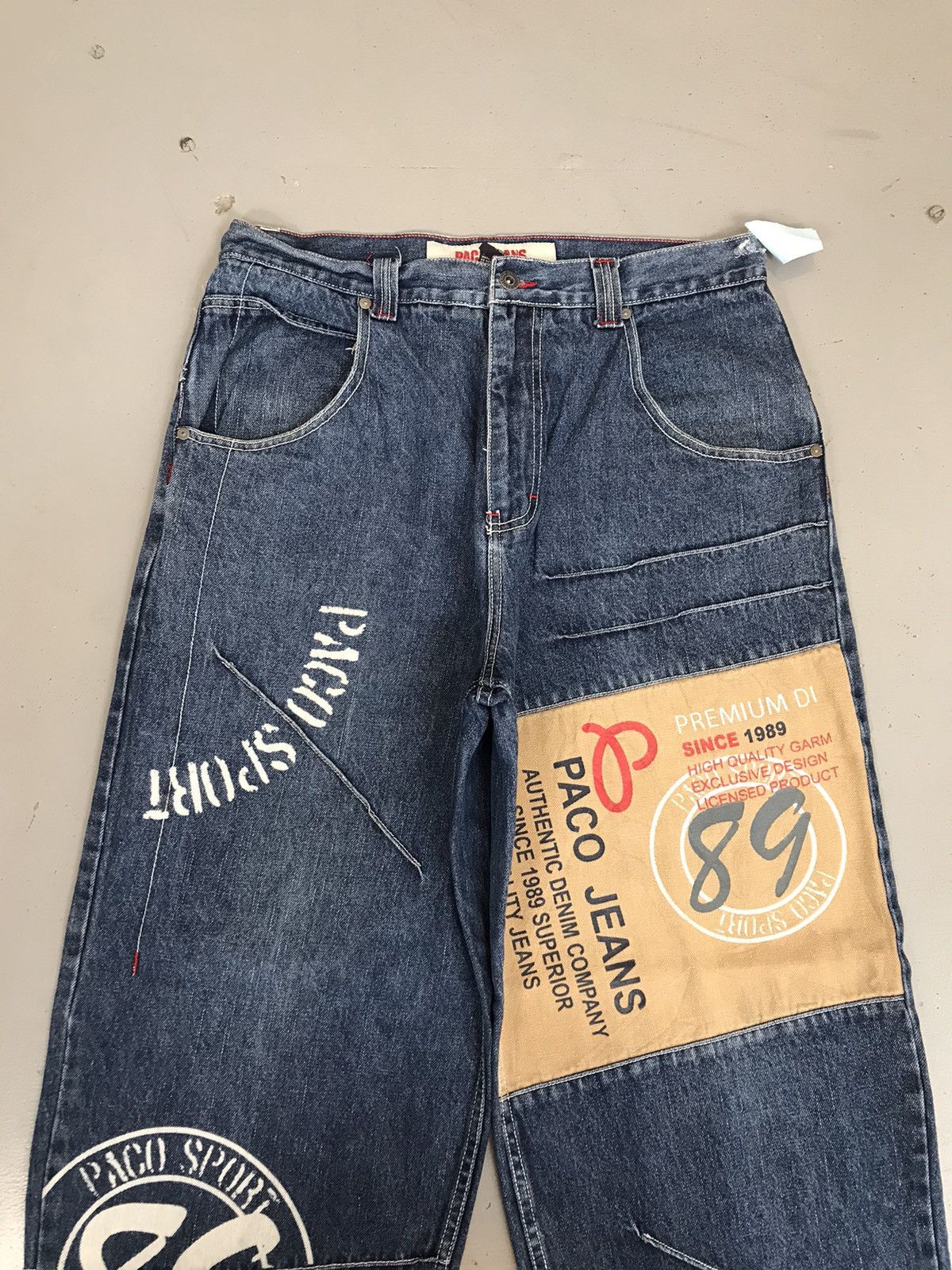 JNCO × Vintage Vintage paco printed embroidered denim Size US 34 / EU 50 - 6 Thumbnail