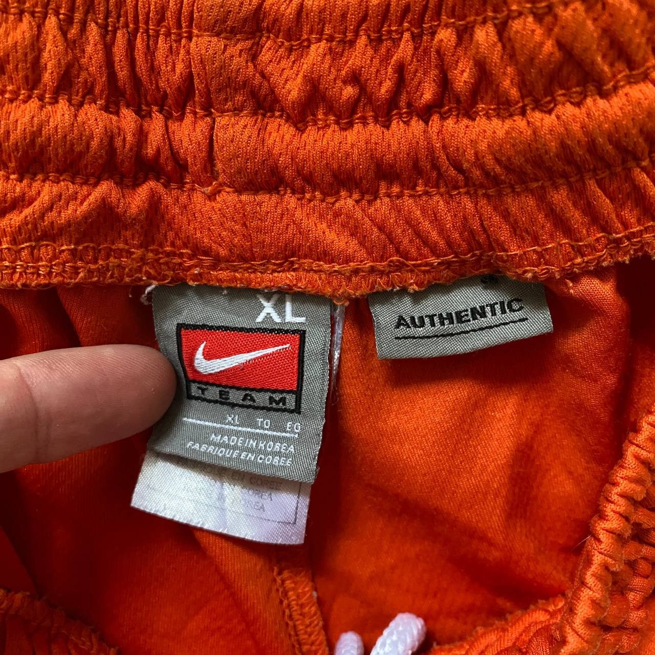Nike × Vintage VINTAGE 90S NIKE TEAM CLEMSON TIGERS RARE NBA SHORTS 296 Size US 34 / EU 50 - 3 Thumbnail