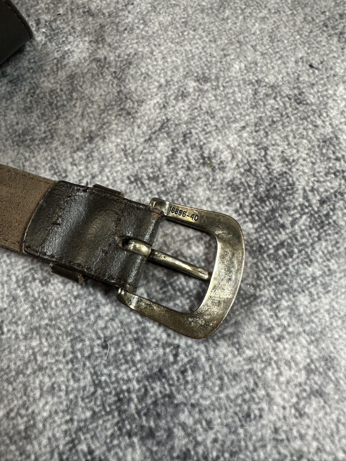 Wrangler Vintage Wrangler Leather Belts Handmade Streetwear USA Style Size ONE SIZE - 3 Thumbnail
