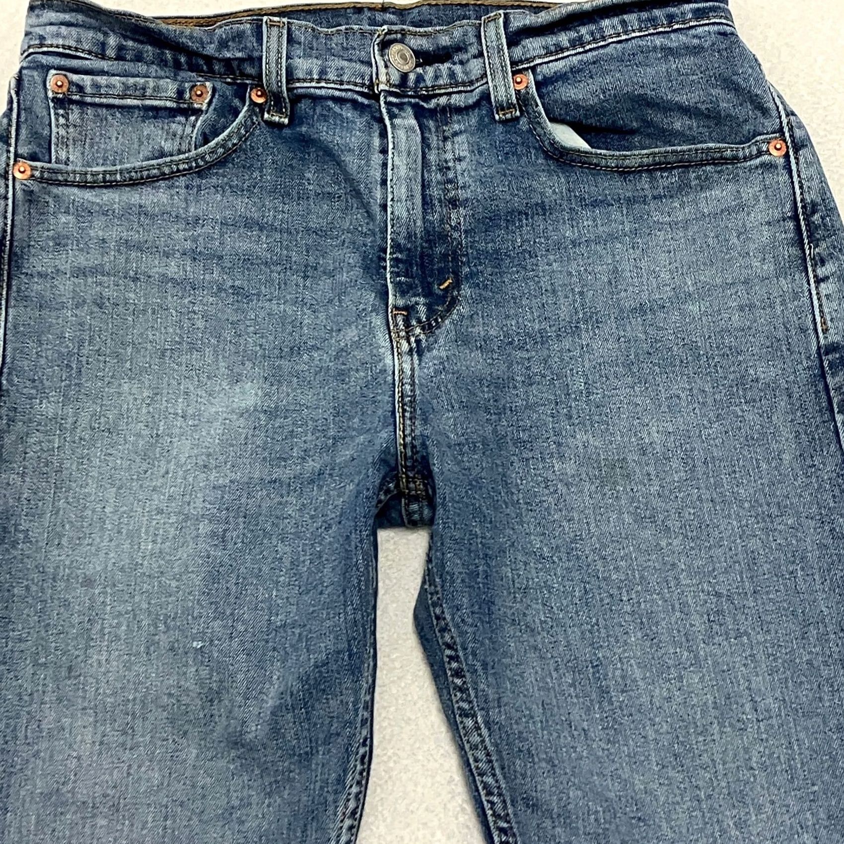 Levi's VINTAGE Levi's 505 Jeans Mens 32W 29L Blue Regular Straight Leg Stretch Denim Red Tab 90s Size US 32 / EU 48 - 2 Thumbnail