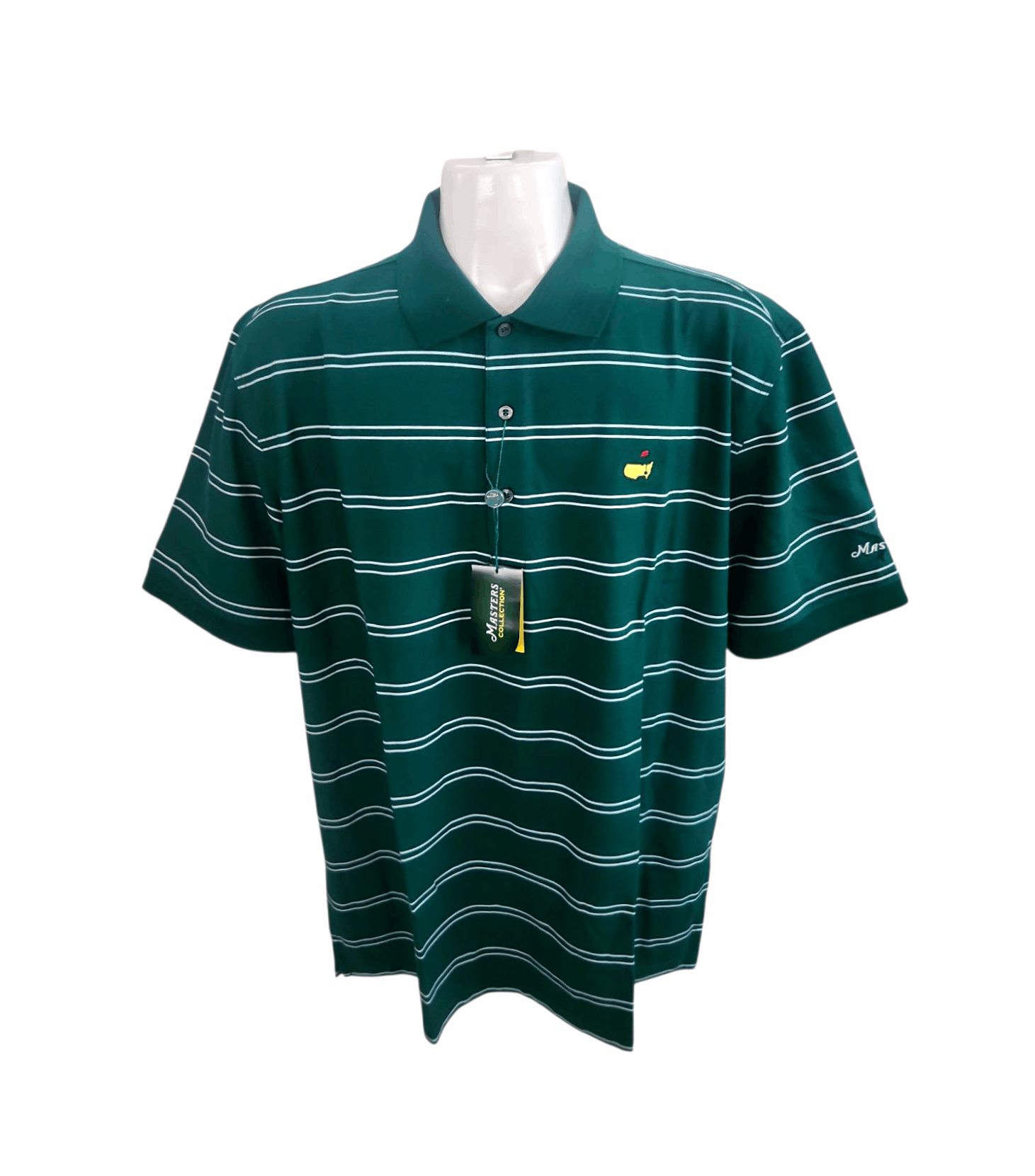 Designer × The Masters × Vintage Masters Tournament Vintage Golf Polo Green White Size XL Size US XL / EU 56 / 4 - 1 Thumbnail