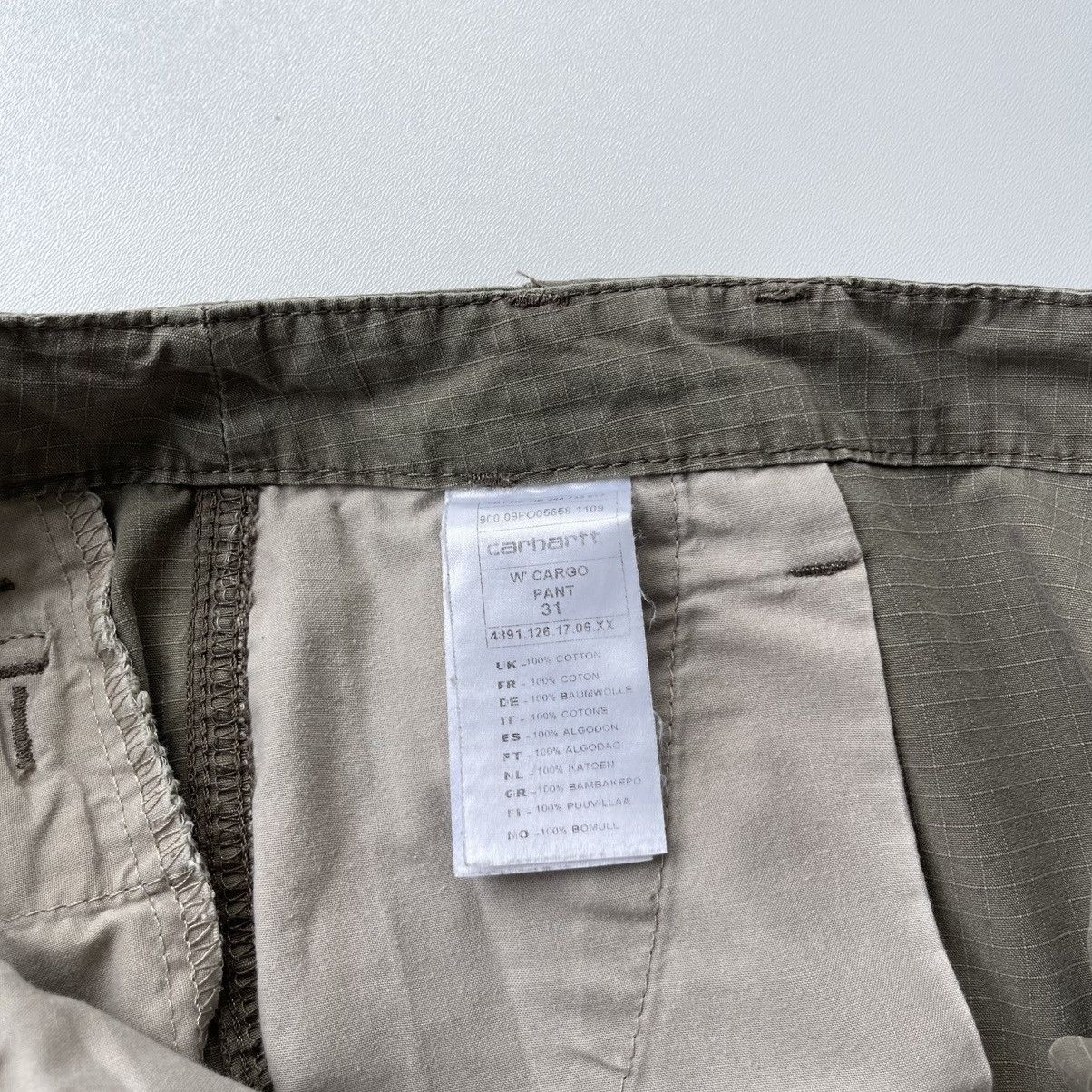 Carhartt Wip Carhartt WIP W’ Vintage Baggy Cargo Pants Olive Y2K Gorpcore Size US 31 - 8 Thumbnail