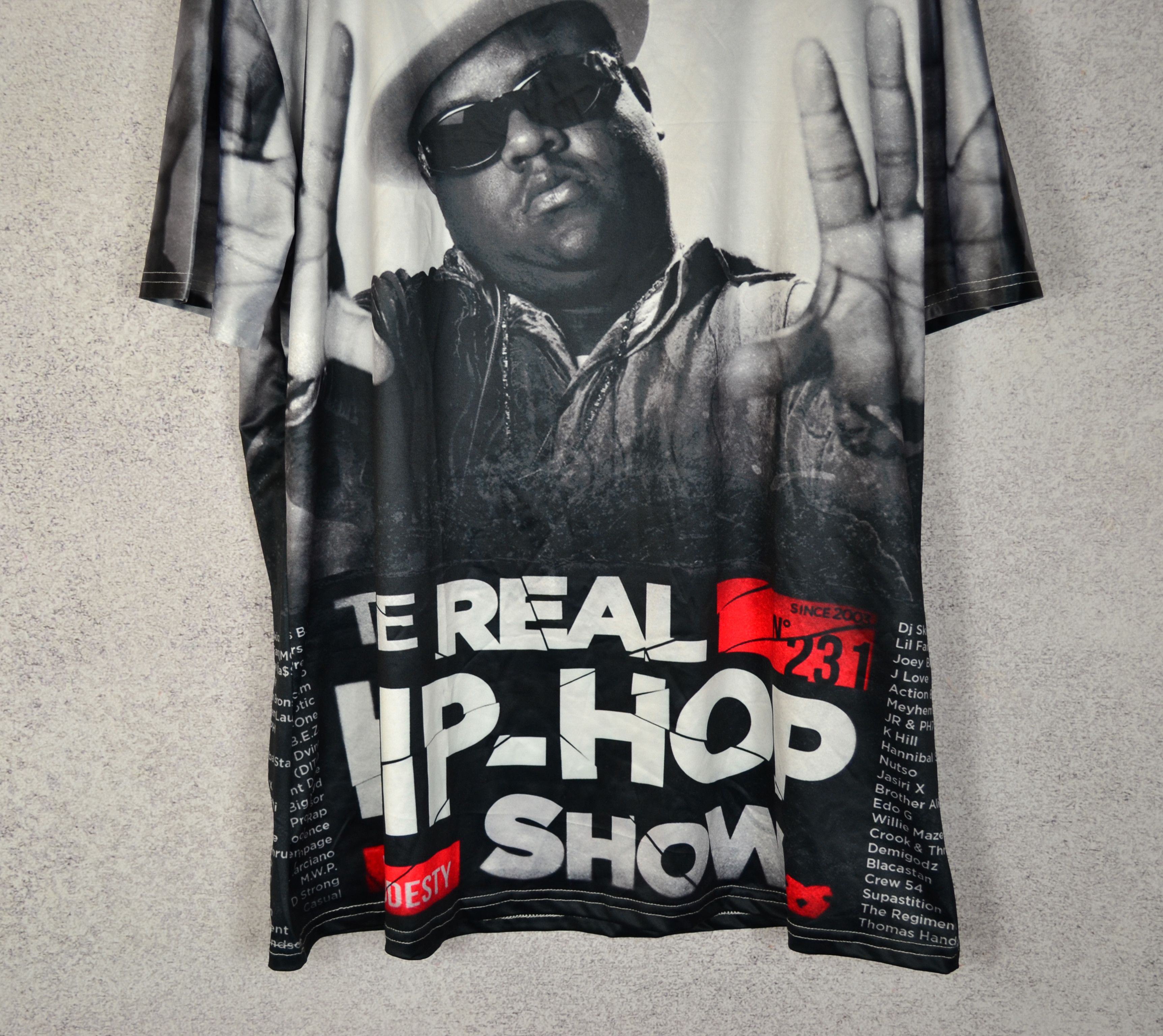 Band Tees × Rap Tees Notorious Big The Real Hip-Hop Bootleg T-shirt Size US XXL / EU 58 / 5 - 3 Thumbnail