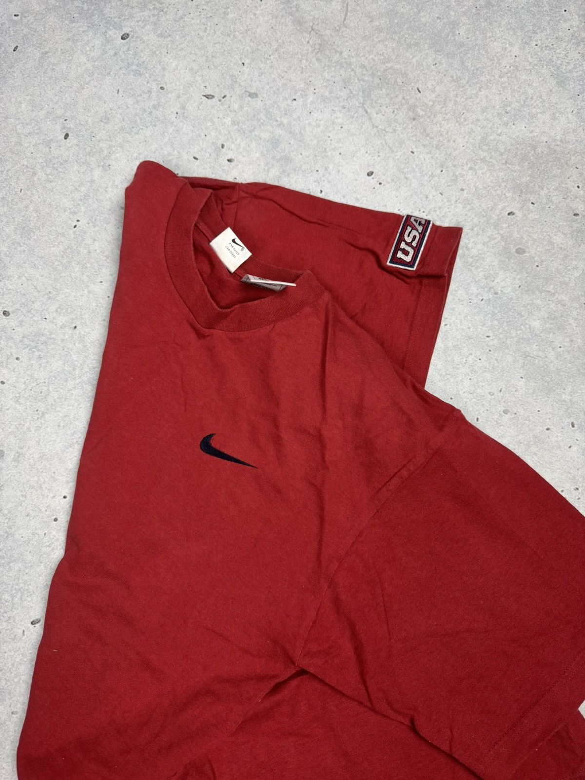 Nike Vintage Nike USA Big Swoosh Tee Shirt Size US M / EU 48-50 / 2 - 4 Thumbnail