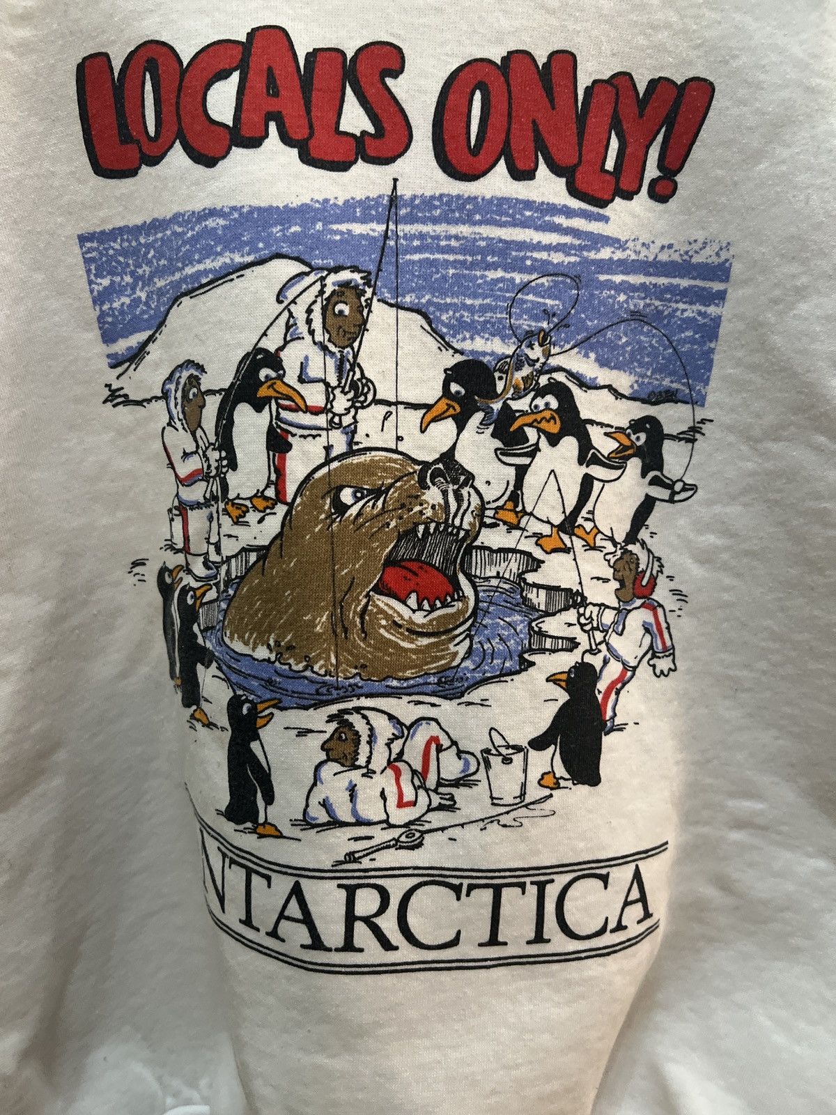 Vintage Antártica Graphic Sweatshirt Size US S / EU 44-46 / 1 - 3 Thumbnail