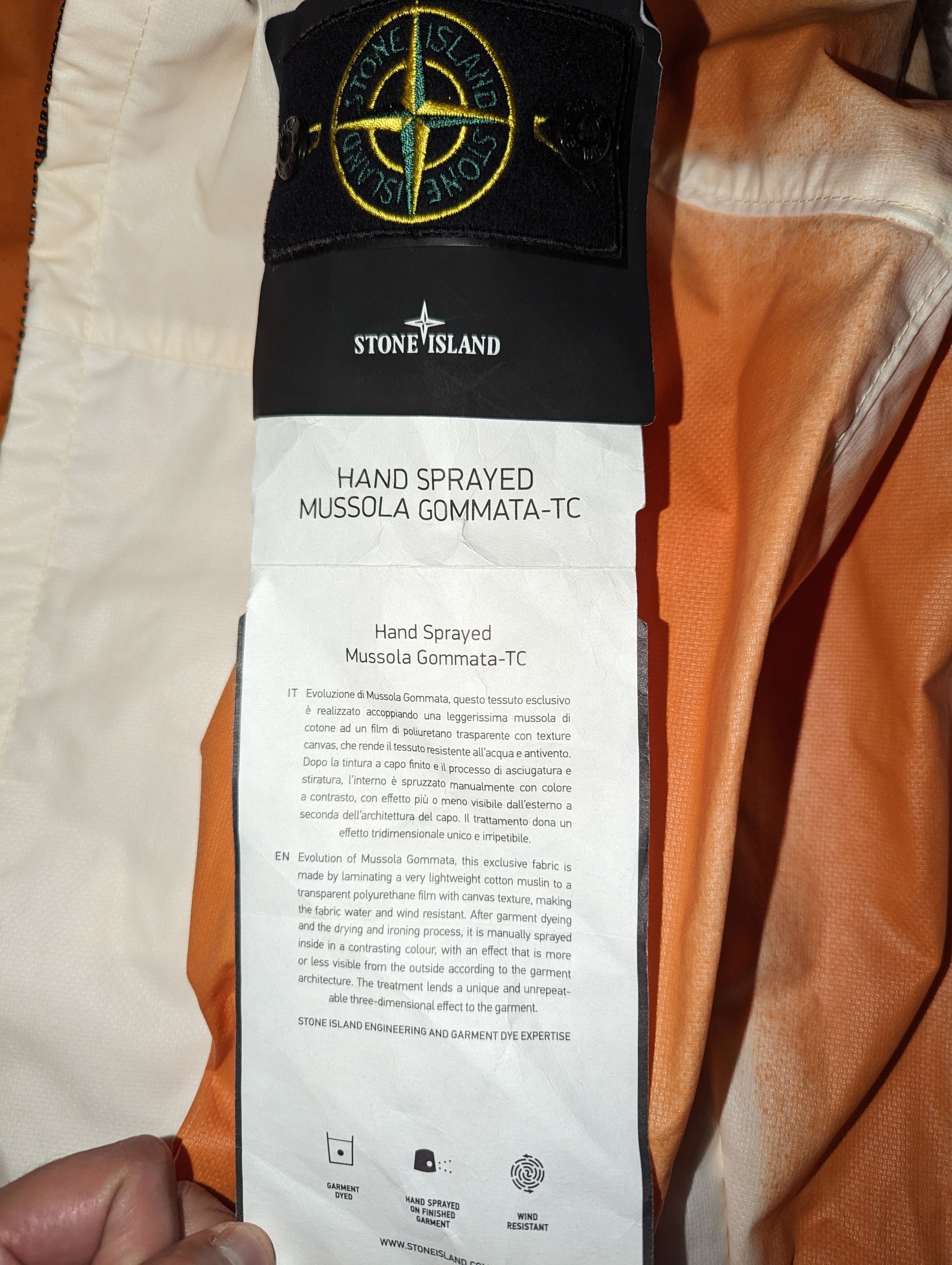 Stone Island STONE ISLAND Spray Paint Jacket Size US S / EU 44-46 / 1 - 4 Thumbnail