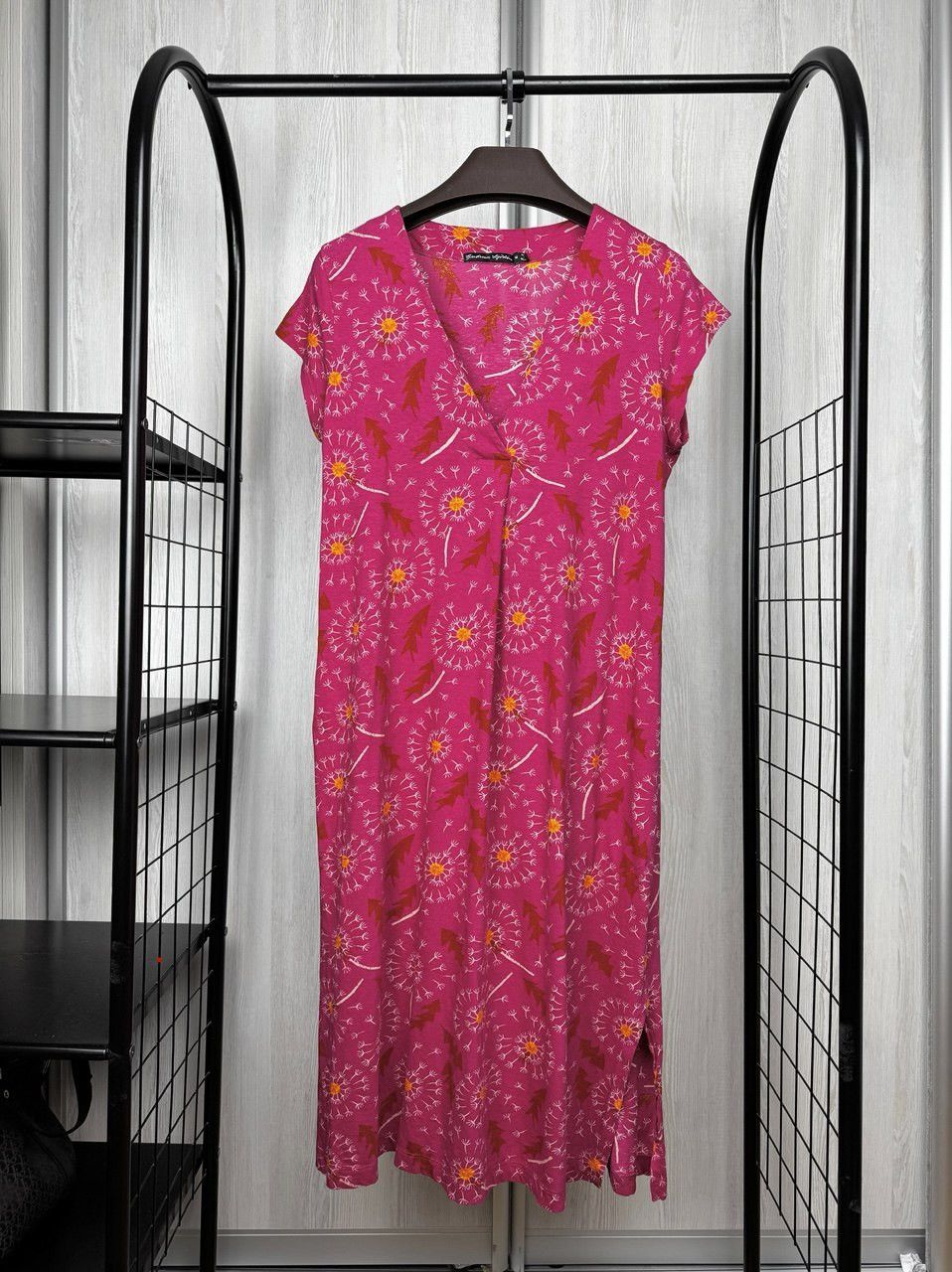 Gudrun Sjoden Gudrun Sjödén Dandelion Flower v-neck short sleeve dress M Size M / US 6-8 / IT 42-44 - 1 Thumbnail