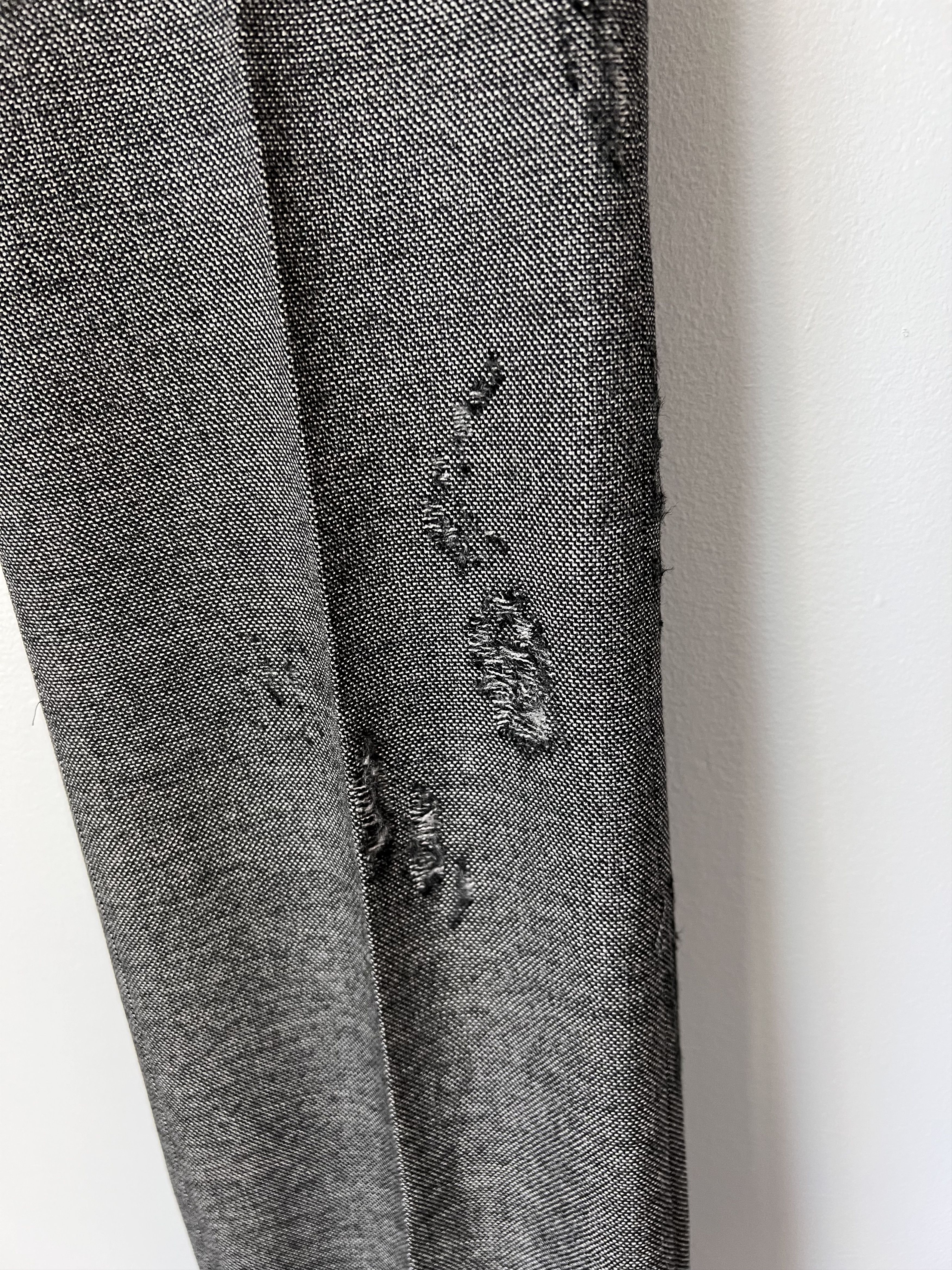 Marni Marni Distressed Wool Pants in Grey Size US 30 / EU 46 - 4 Thumbnail