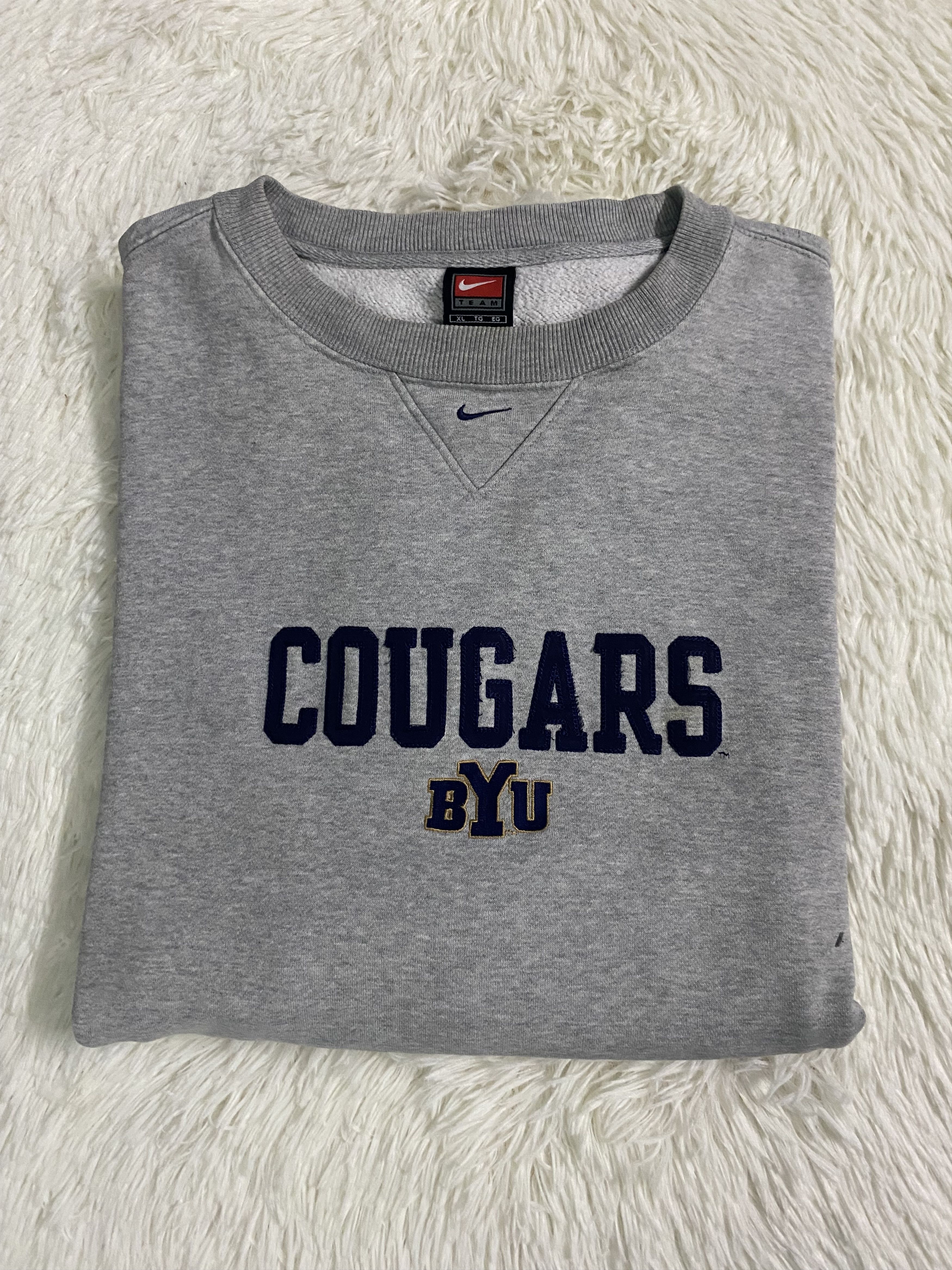 Nike Nike Center Baggy Style Sweatshirt Vintage Size US XL / EU 56 / 4 - 13 Thumbnail