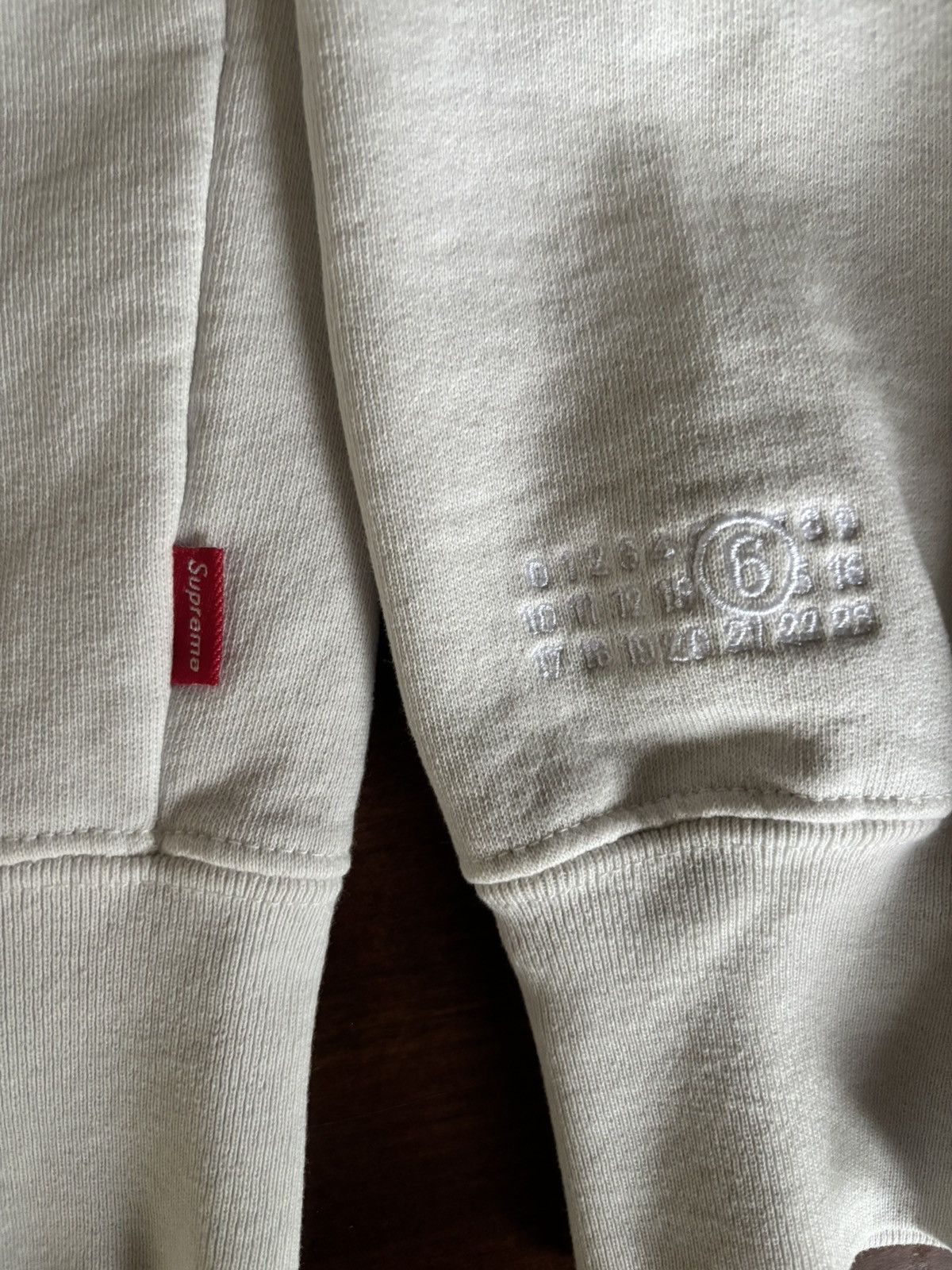 Maison Margiela × Supreme Supreme X MM6 Box Logo Zip Up Hoodie Size US L / EU 52-54 / 3 - 2 Thumbnail