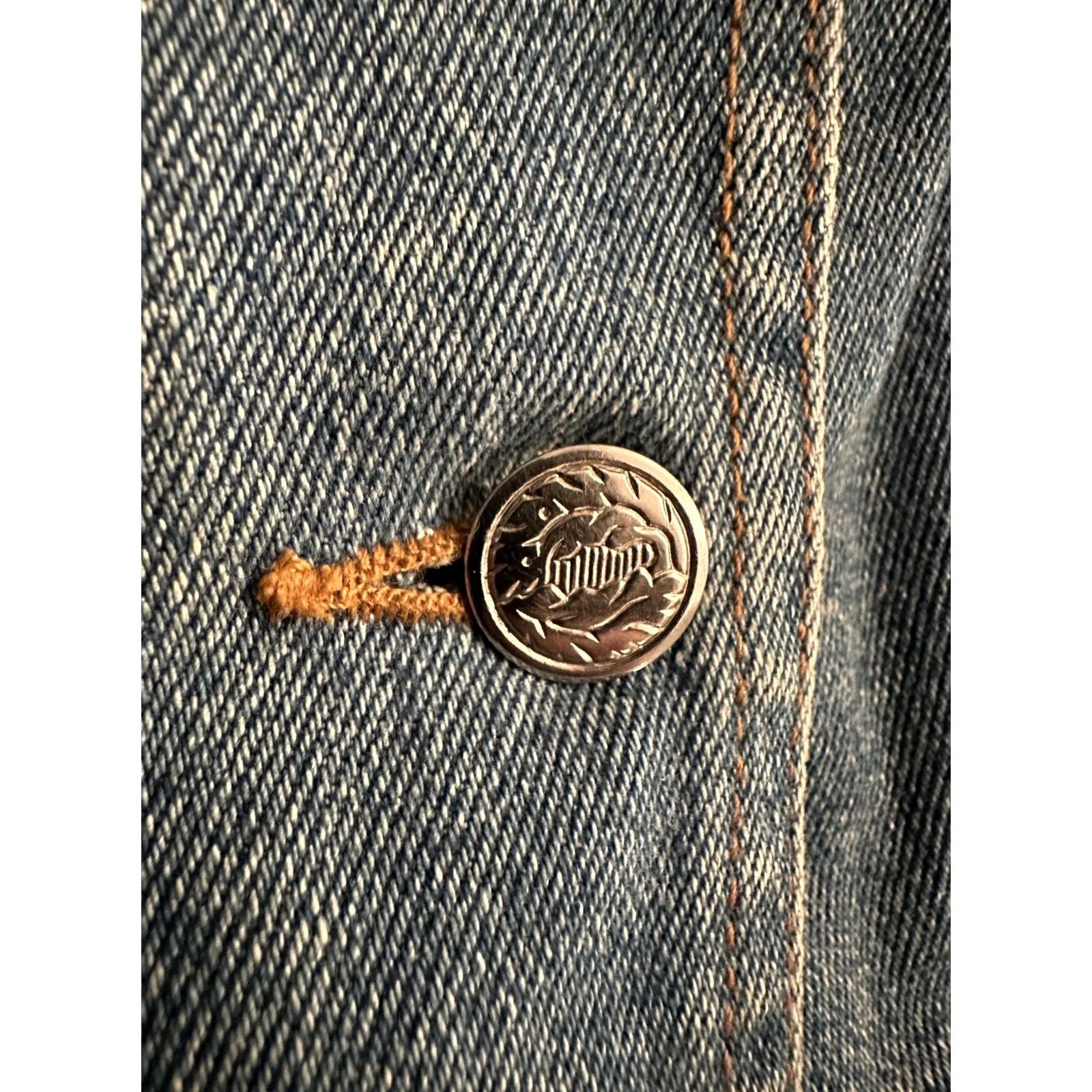 Vintage VINTAGE KaOS 80s Denim Button Up Jacket Women’s Small Sherpa Size S / US 4 / IT 40 - 6 Thumbnail