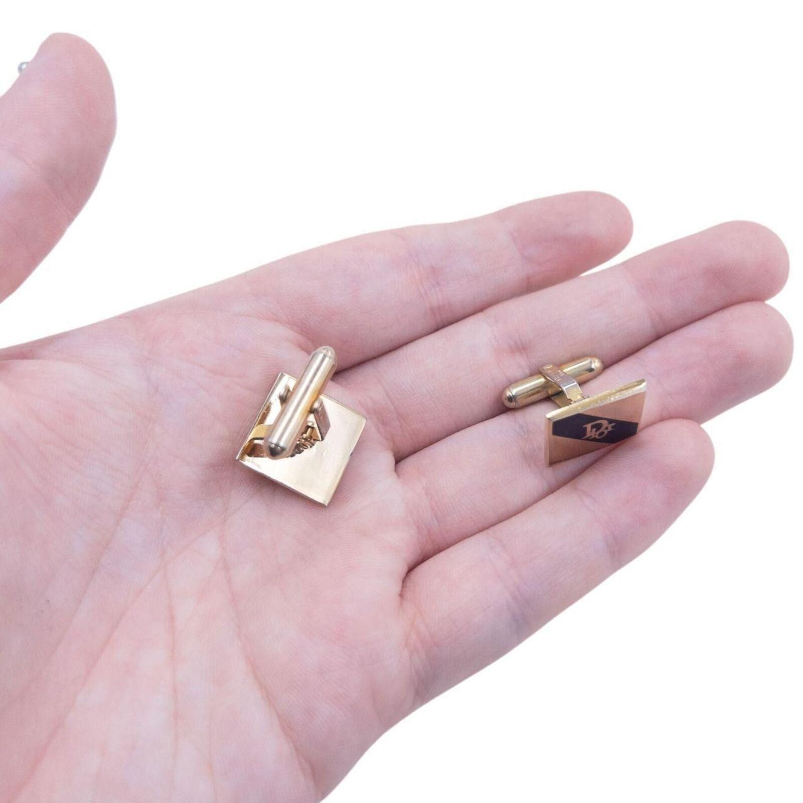 Dior Vintage 90s Dior Cuff Links Size ONE SIZE - 6 Thumbnail