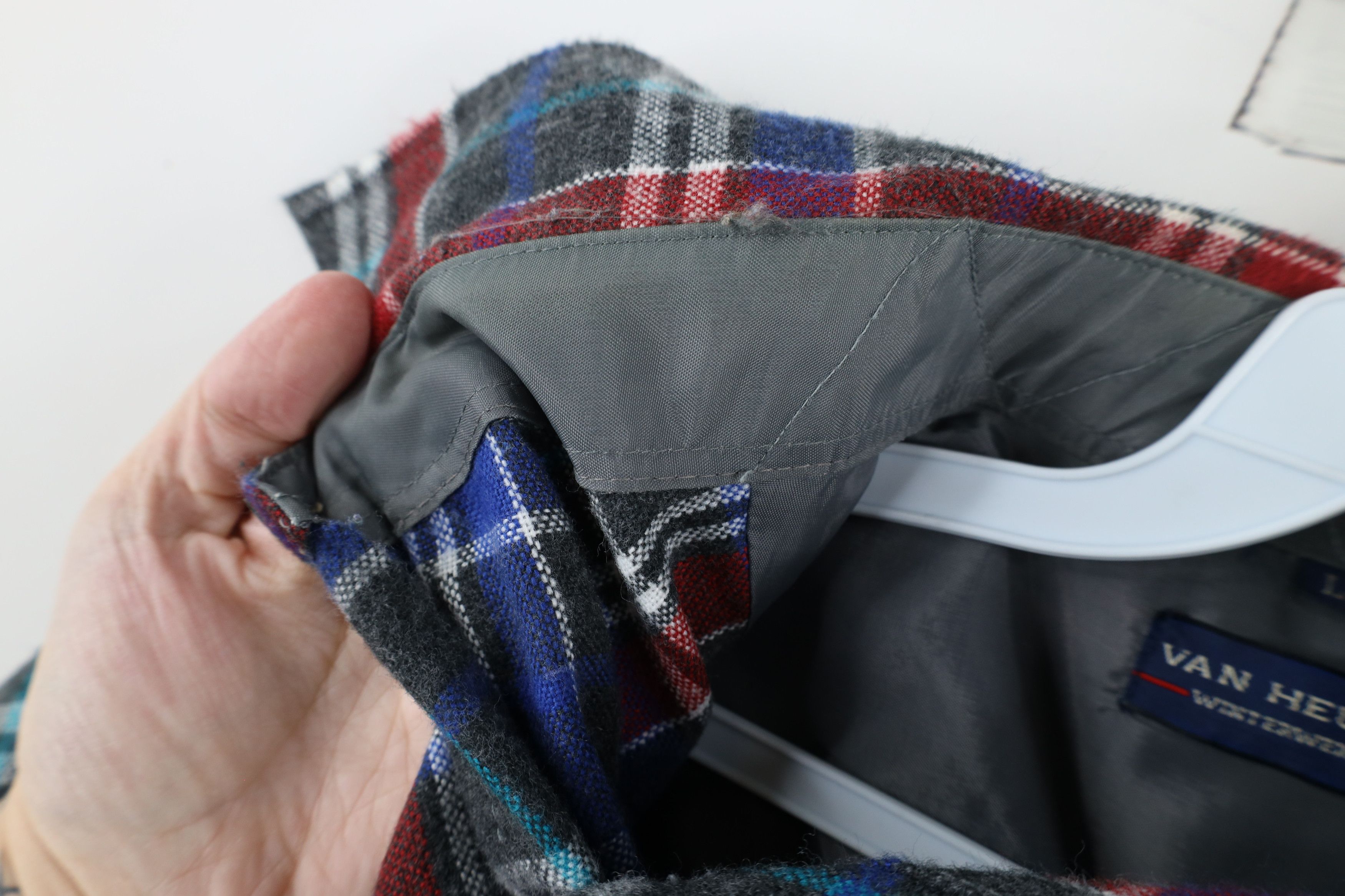 Vintage Vintage 70s Streetwear Pocket Collared Button Shirt Plaid Size US L / EU 52-54 / 3 - 6 Thumbnail
