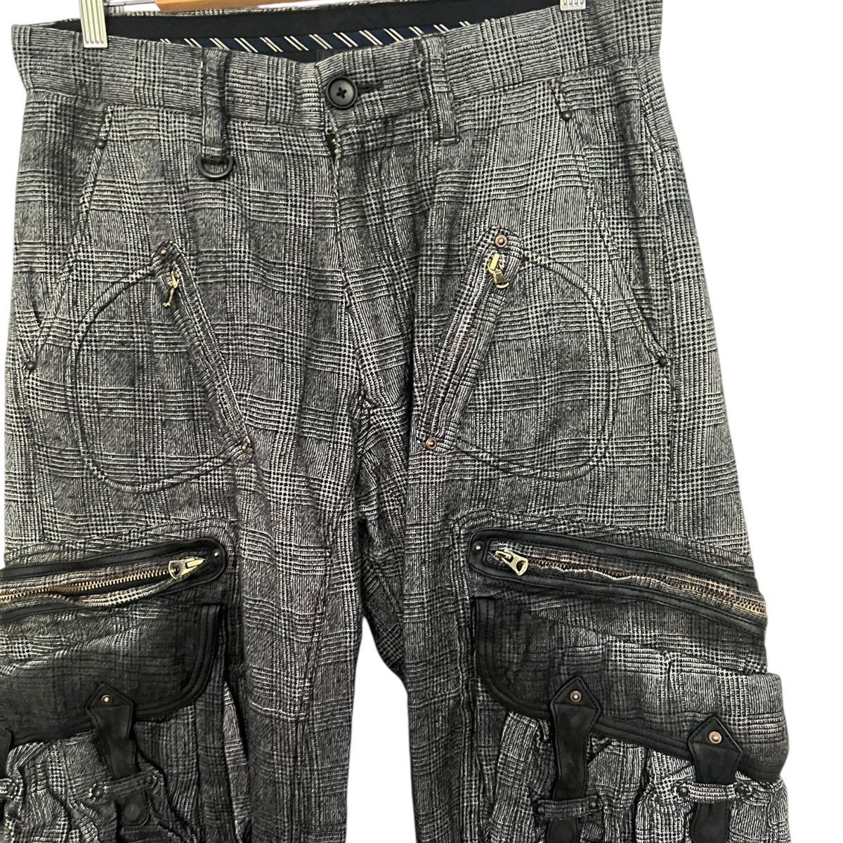 Kiminori Morishita Halb plaid cargo pants Size US 30 / EU 46 - 2 Thumbnail