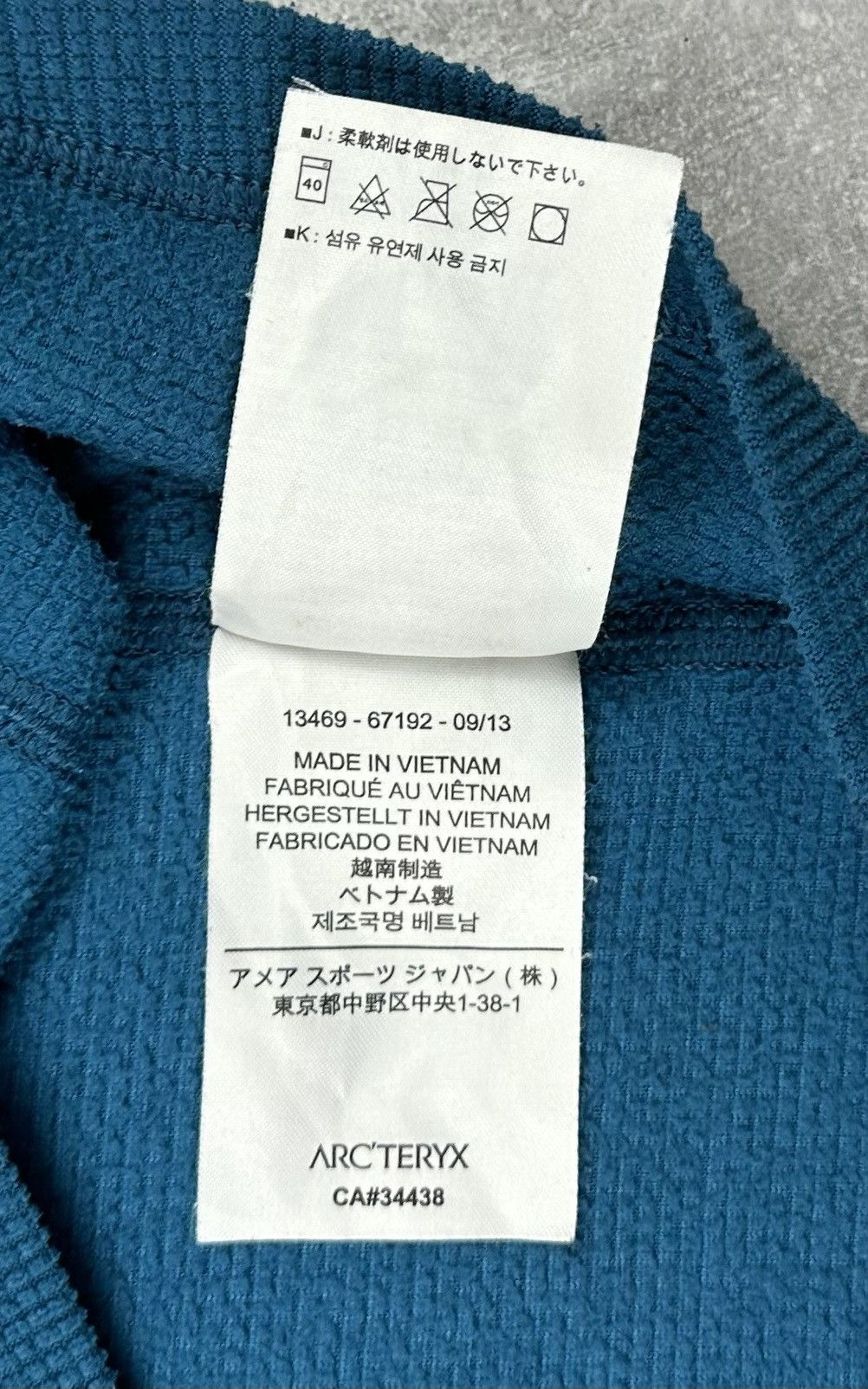 Arc'teryx Arcteryx Rho Lt Zip Neck Light Fleece Pullover Size US S / EU 44-46 / 1 - 14 Thumbnail
