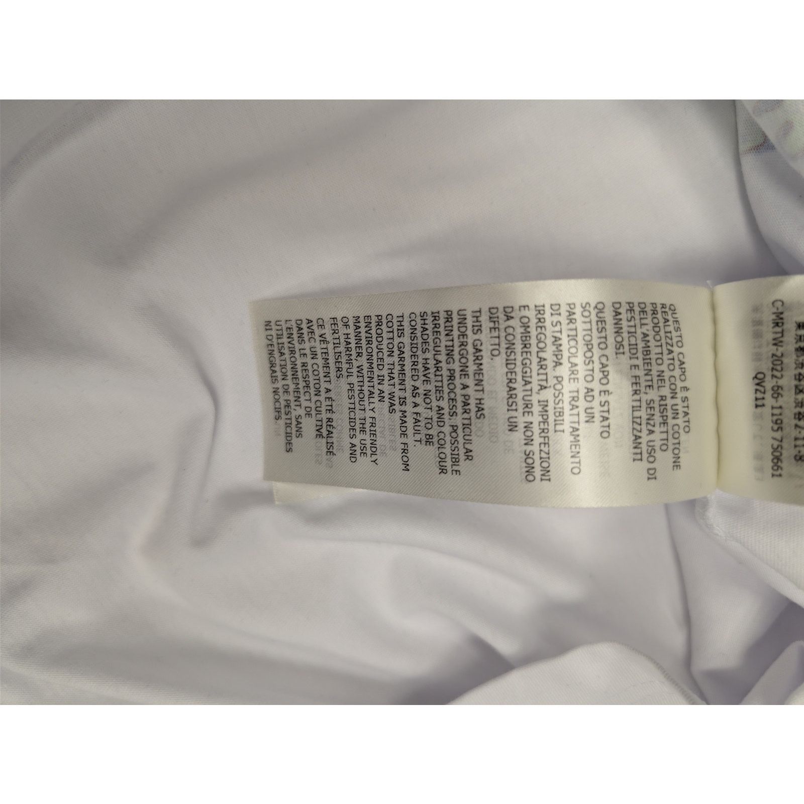 Alexander McQueen o1rshd1 Solarized Skull Printed T-Shirt in White/Mix Size US XL / EU 56 / 4 - 18 Thumbnail