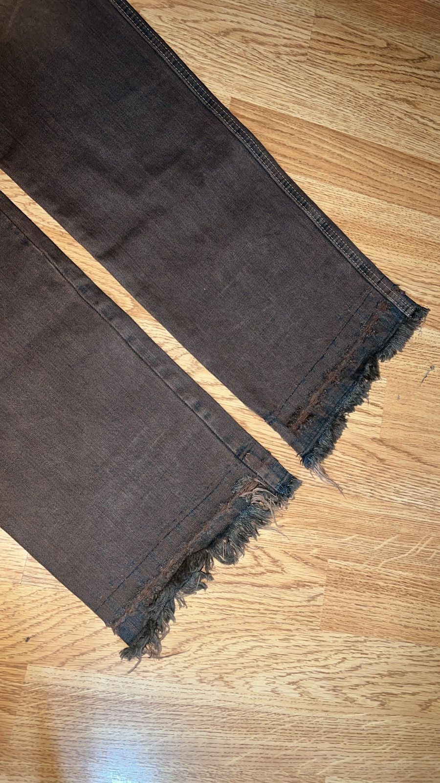 Rick Owens Rick Owens FW06 Dustulator Mudwash Dust Double Layer Aircuts Size US 32 / EU 48 - 12 Thumbnail
