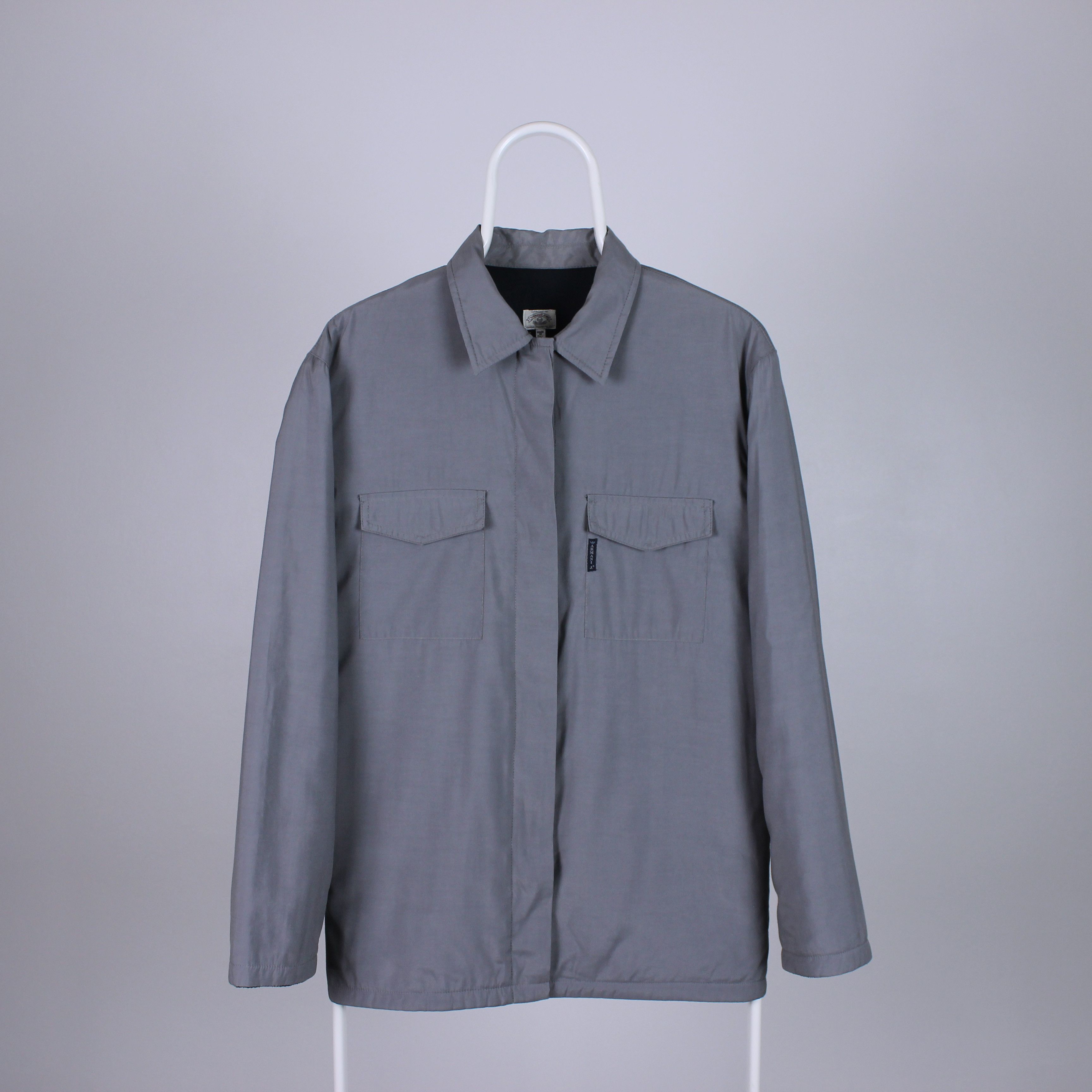 Armani Armani jeans overshirt shirt nylon rarity S M gray Size US M / EU 48-50 / 2 - 2 Thumbnail