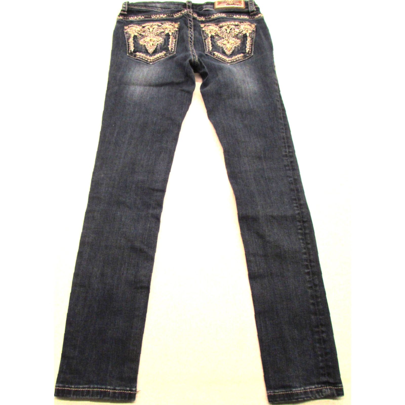 Vintage Grace Womens Jeans Ankle Skinny 27 Size Embroidered Studded 2405 Size 27" / US 4 / IT 40 - 7 Thumbnail