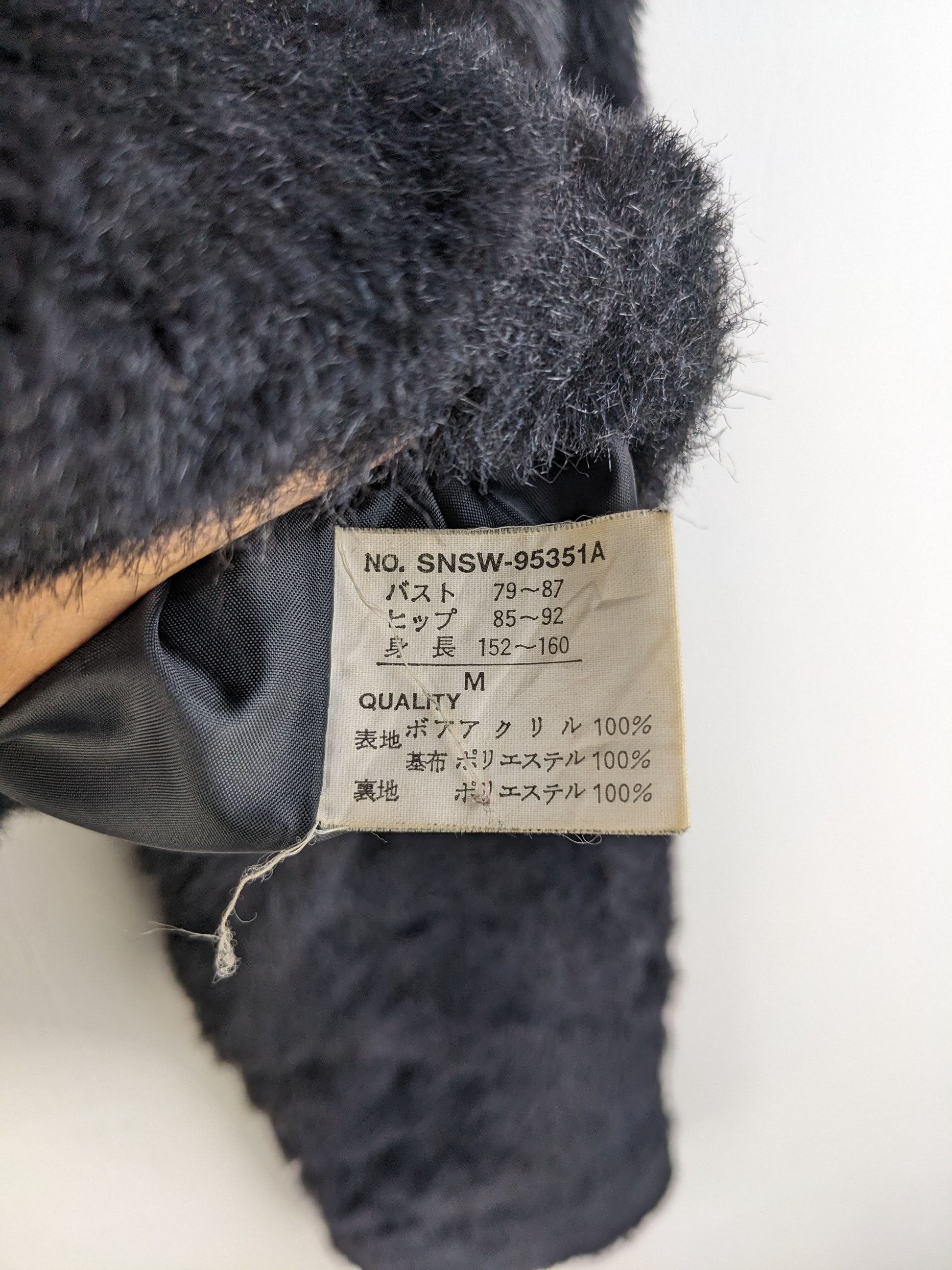 Designer × Japanese Brand Vintage Faux Fur Cropped Jacket Cardigan Size M / US 6-8 / IT 42-44 - 11 Thumbnail