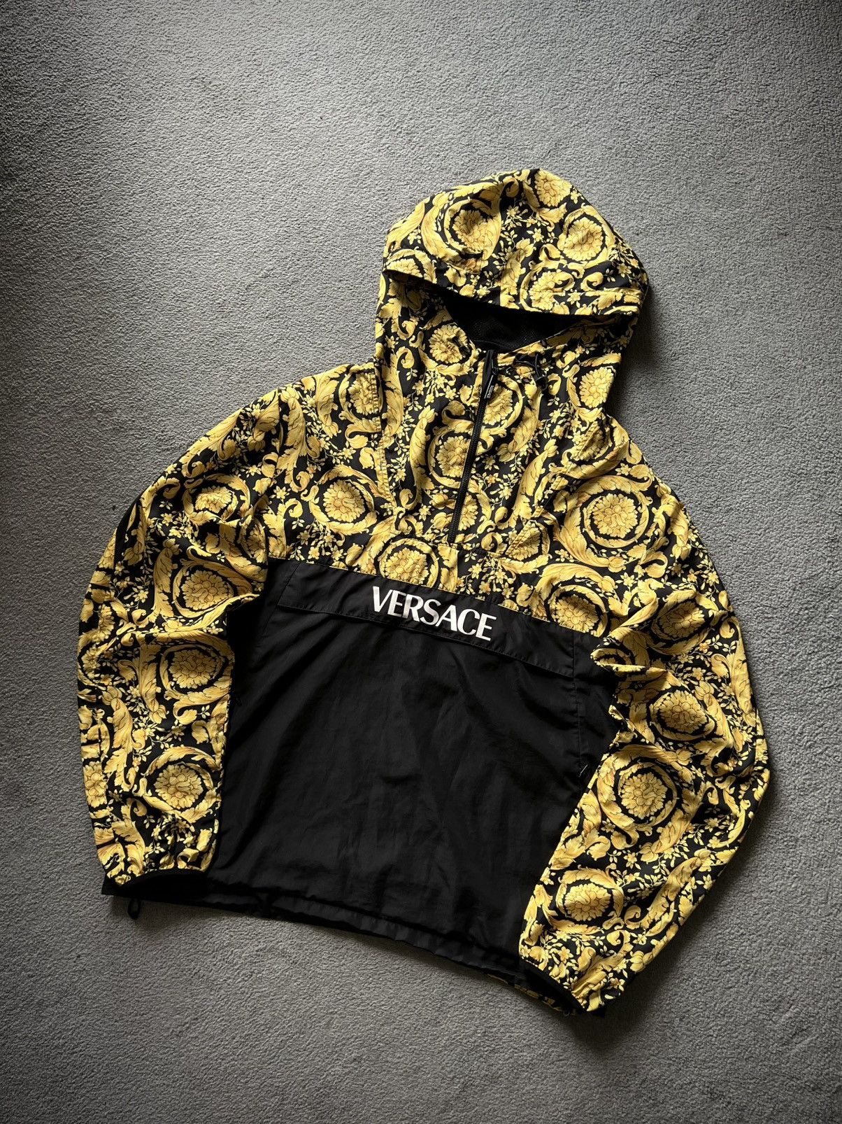 Versace Versace Barocco Windbreaker Jacket Size US XL / EU 56 / 4 - 1 Thumbnail