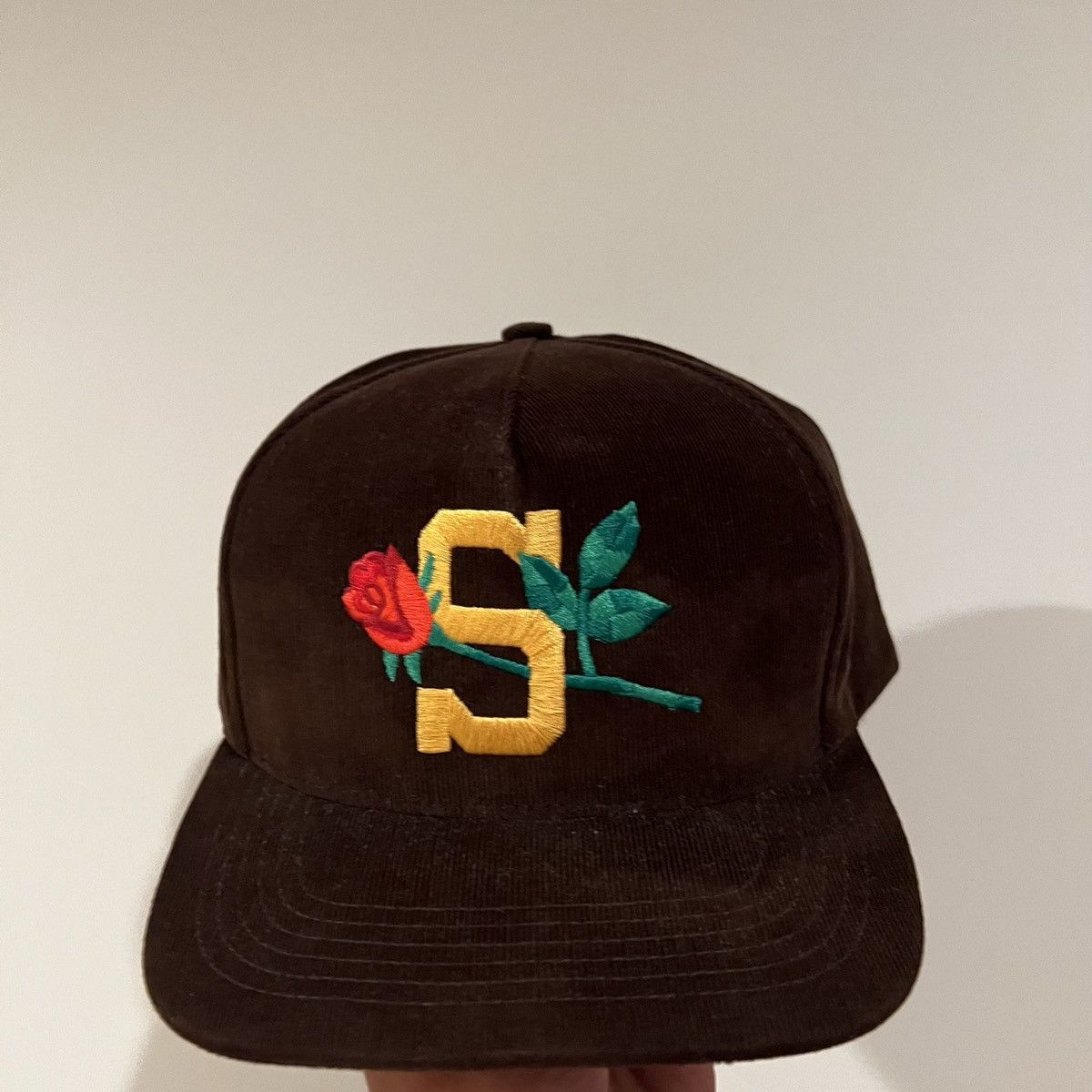 Supreme Supreme Rose S Logo SnapBack Brown Size ONE SIZE - 5 Thumbnail