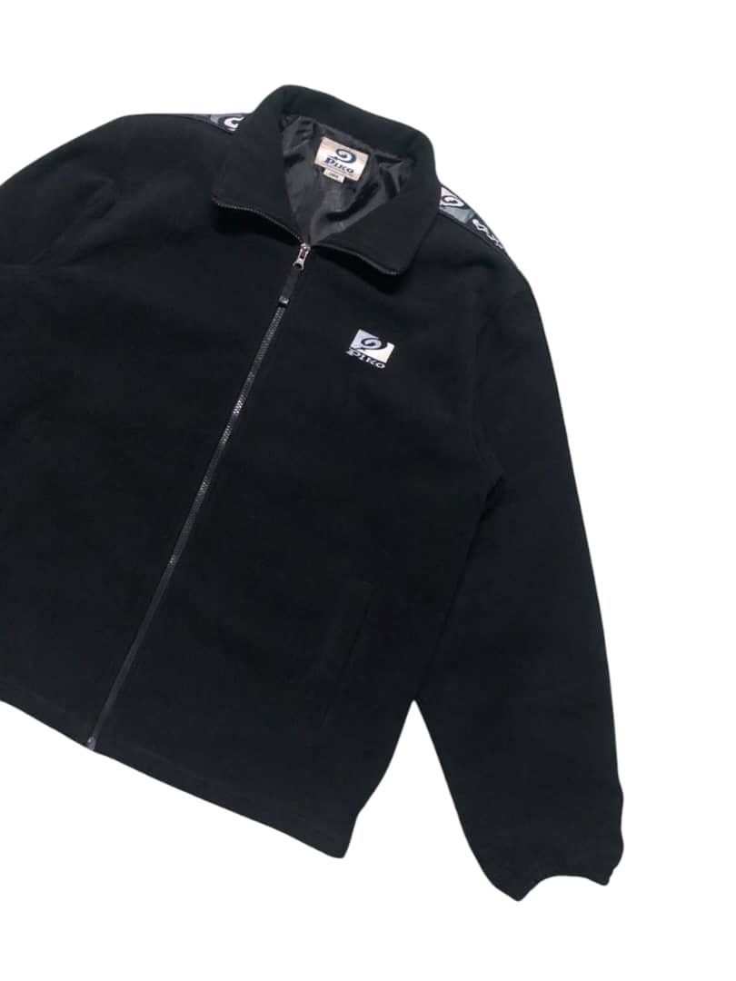 Japanese Brand VINTAGE PIKO HAWAII LONGBOARD SIDE TAPE FLEECE JACKET Size US L / EU 52-54 / 3 - 7 Thumbnail