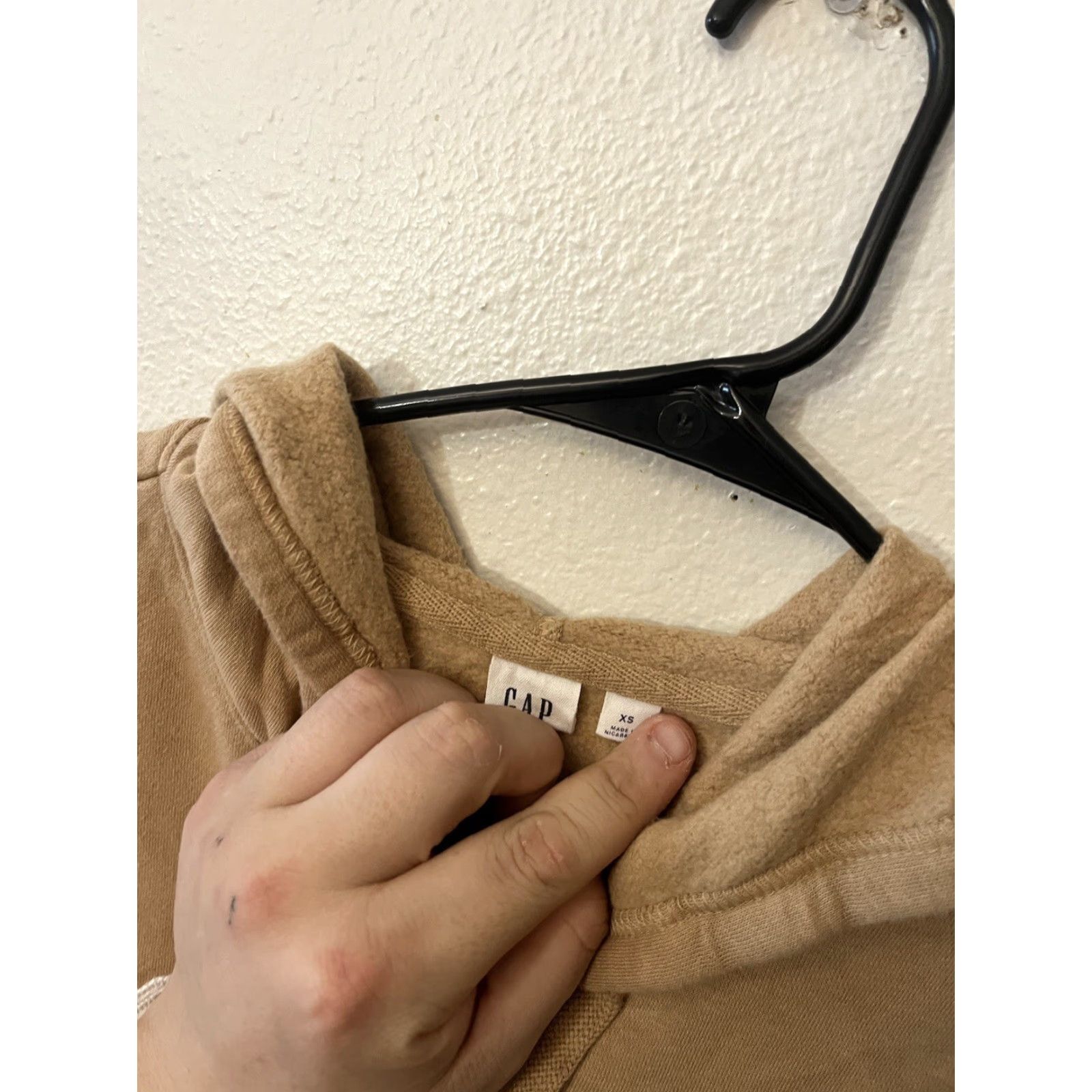 Gap GAP Hoodie Pullover Hoodie Women XS Brown Size S Activewear Fall Winter 3-Season Hooded Size XS / US 0-2 / IT 36-38 - 2 Thumbnail