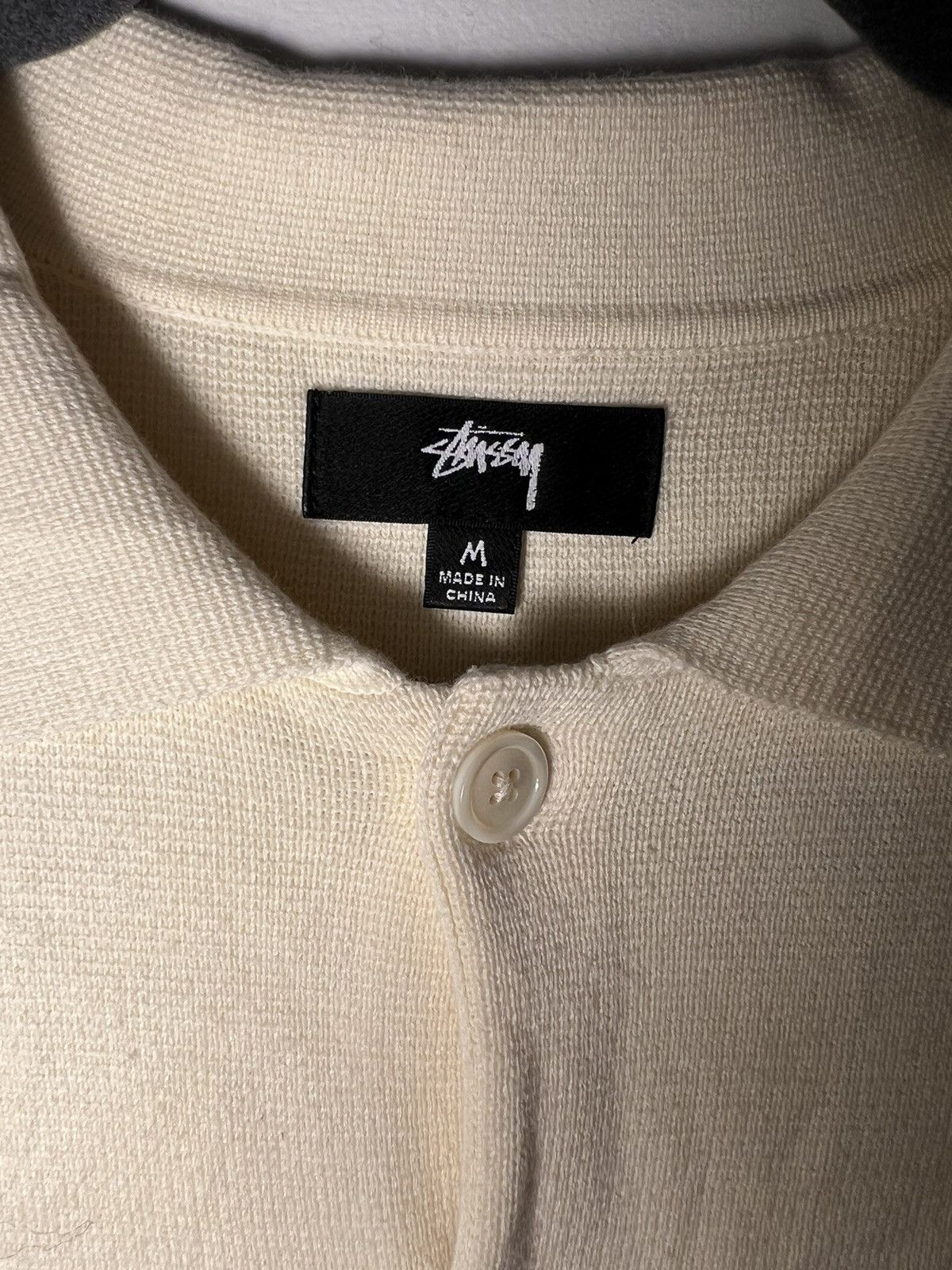 Stussy Stussy Perforated Swirl Knit Shirt Grailed