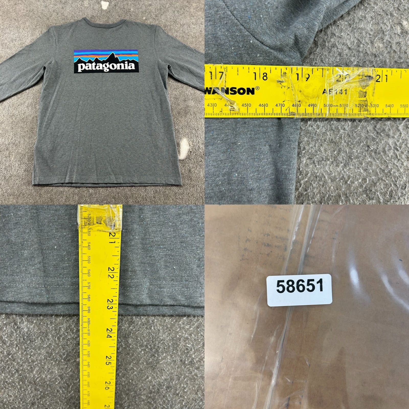 Patagonia Patagonia Shirt Womens Small Grey Long Sleeve Regular Spellout Organic Cotton P6 Size S / US 4 / IT 40 - 8 Thumbnail