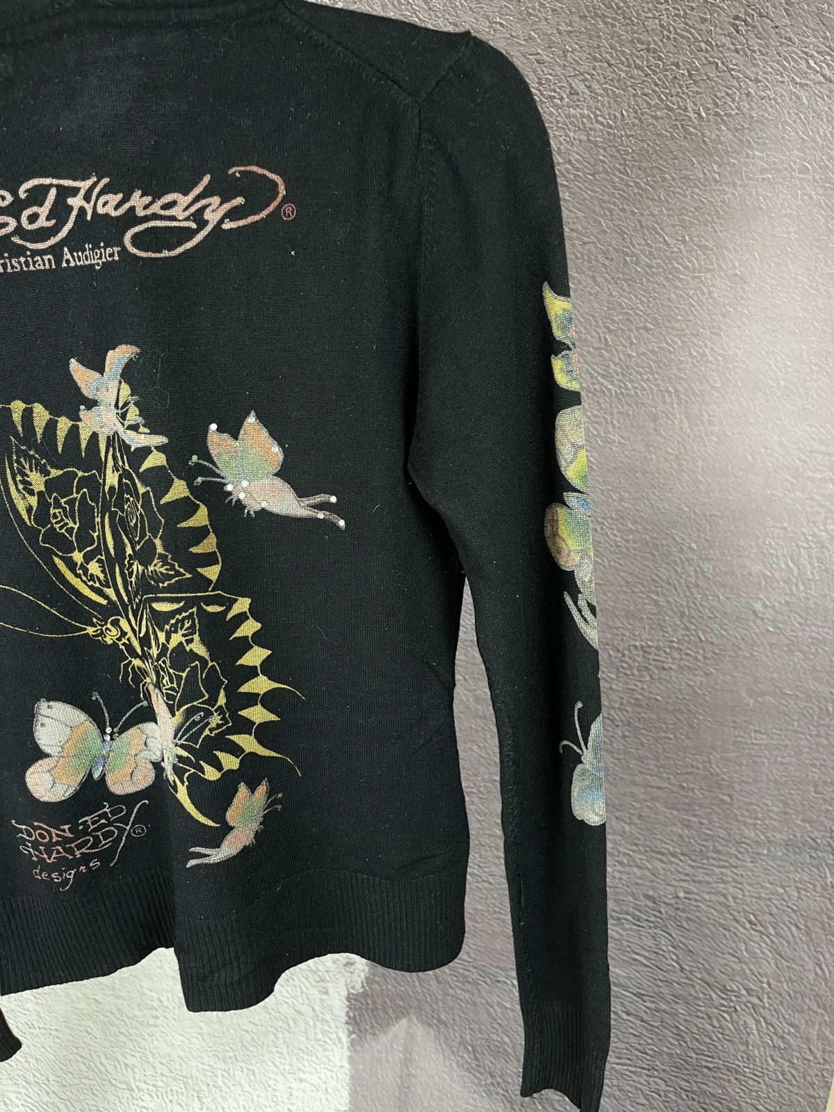 Christian Audigier Ed Hardy by Christian Audigier Butterfly print hoodie Size S / US 4 / IT 40 - 16 Thumbnail