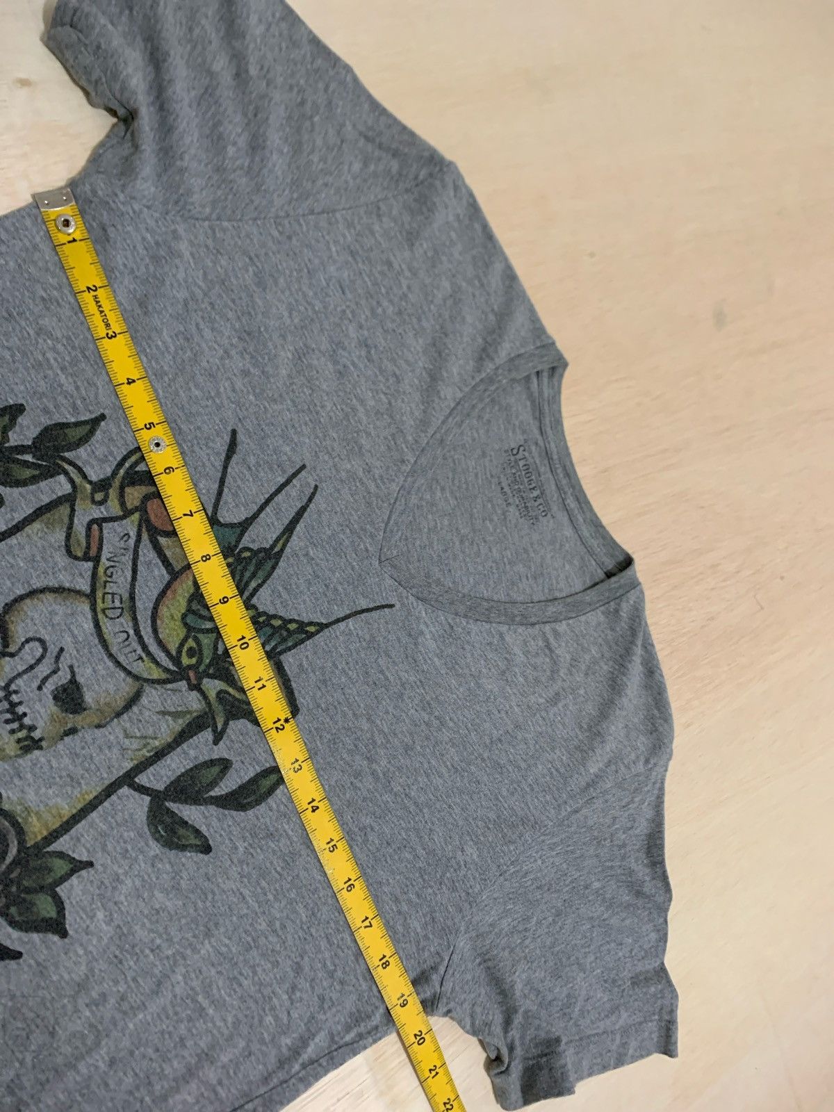 Hysteric Glamour × If Six Was Nine × Japanese Brand Stooge&Co Skull Poem Tshirt Size US M / EU 48-50 / 2 - 11 Thumbnail
