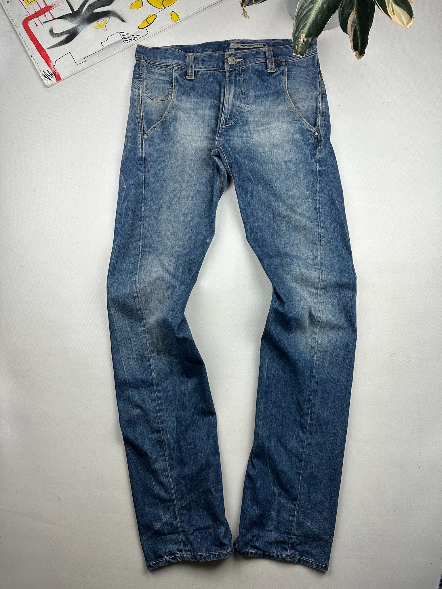 Levi's Vintage Levis Engineered Twisted Jeans Tag W32 Size US 32 / EU 48 - 2 Thumbnail