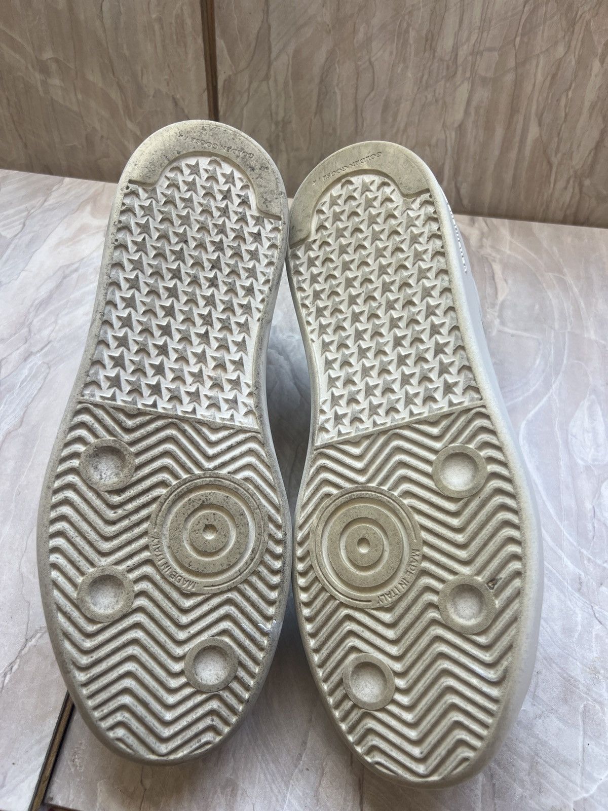 Golden Goose GOLDEN GOOSE PURE STAR WHITE LEATHER Size US 7 / EU 40 - 7 Thumbnail