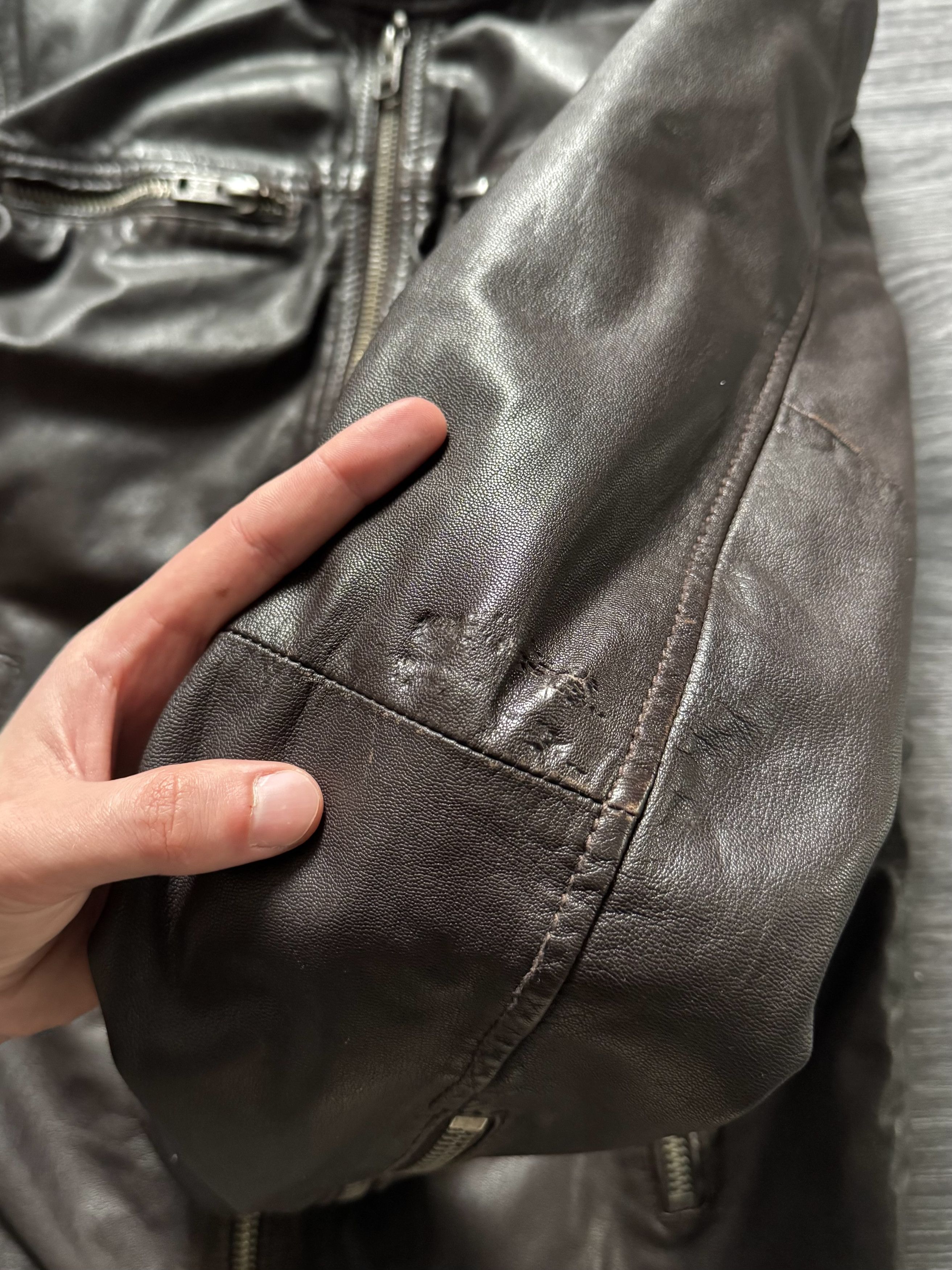 G-Star × Superdry × Vintage Vintage Superdry Japan Biker Racing Leather Jacket Size US M / EU 48-50 / 2 - 8 Thumbnail