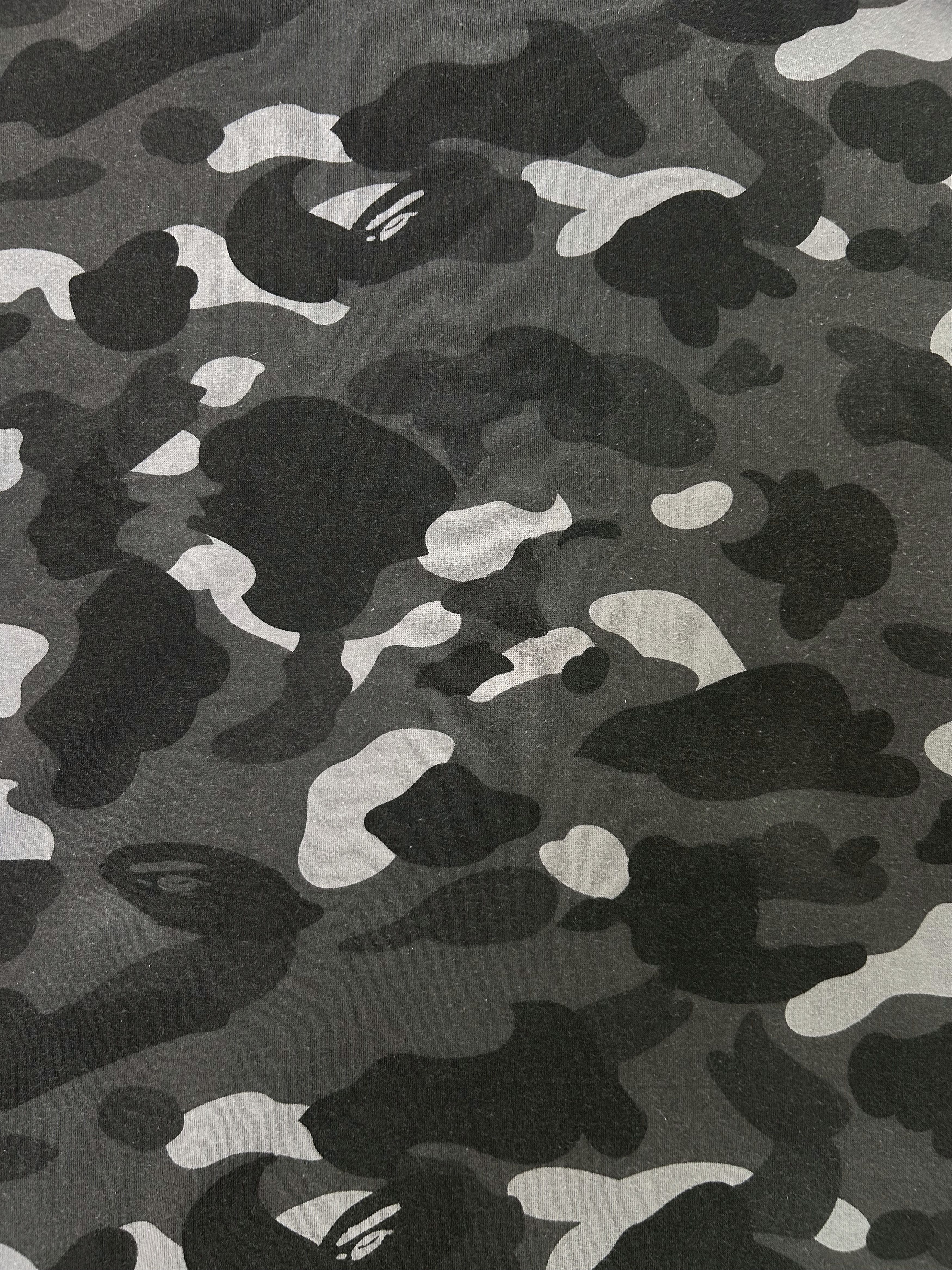 Bape BAPE Black Camo Snap Button Hoodie [Size L] Size US L / EU 52-54 / 3 - 7 Thumbnail
