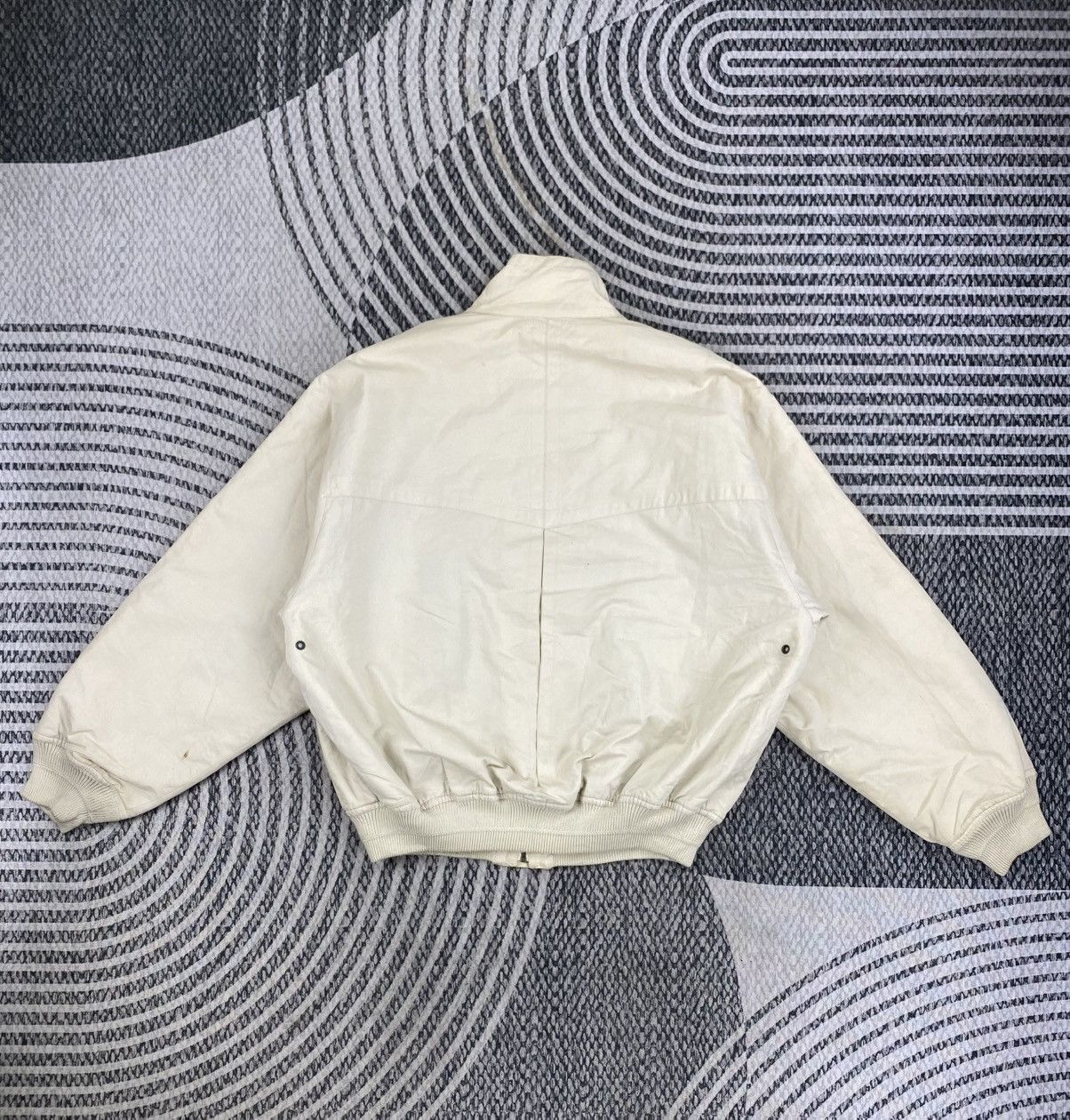 Trussardi Vintage Trussardi Cream Zipper Bomber Jacket Size US XL / EU 56 / 4 - 3 Thumbnail