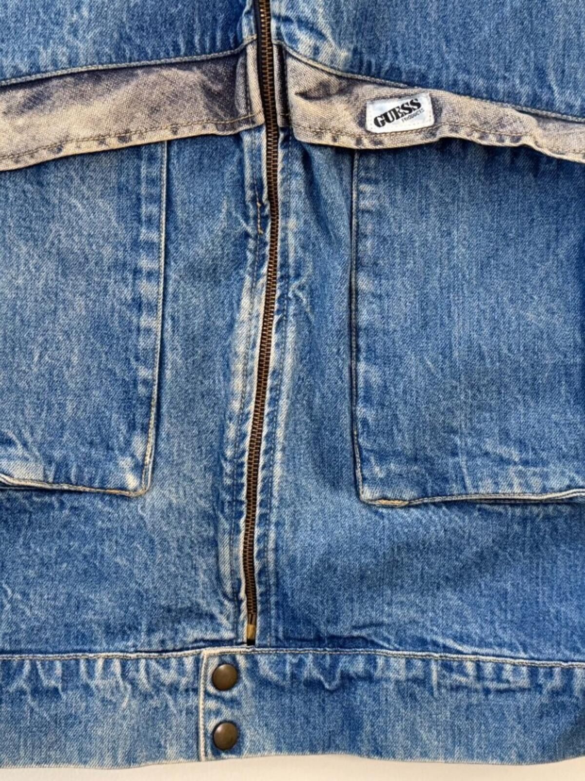 Guess VINTAGE 80'S GUESS DENIM SKATER VEST SMALL Size US S / EU 44-46 / 1 - 4 Thumbnail