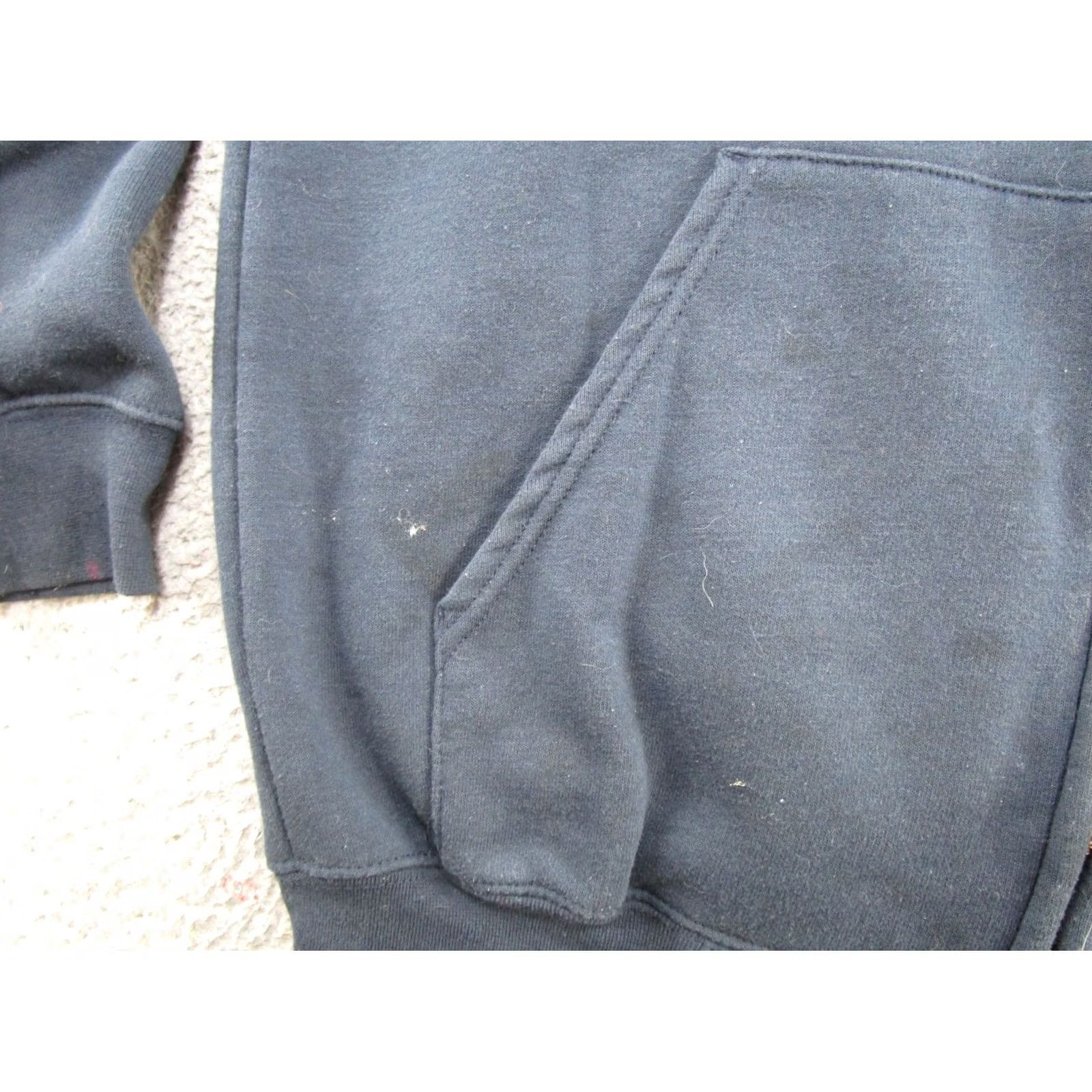 Carhartt VINTAGE Carhartt Full Zip Hoodie Mens M Blue Cotton Fleece Hooded Sweatshirt 90s Sports Style, Read, Regular Fit Size US M / EU 48-50 / 2 - 5 Thumbnail