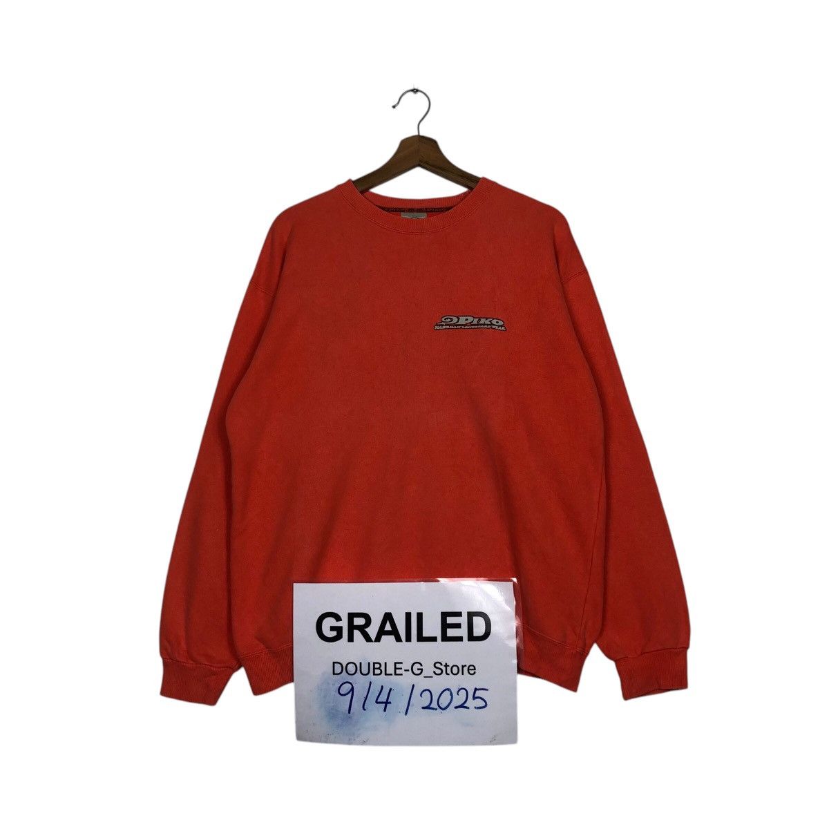 Japanese Brand × Vintage 📌Vintage Sweatshirt Hawaii Piko Big Logo Over Print Size US L / EU 52-54 / 3 - 1 Thumbnail