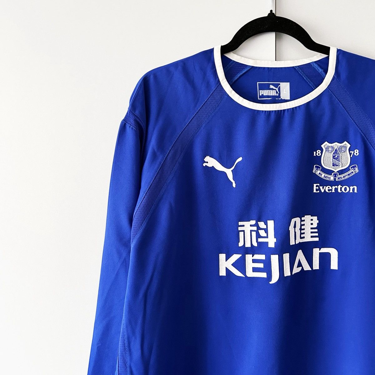 Puma Everton jersey 2003 2004 Ronney #18 puma Size US L / EU 52-54 / 3 - 6 Thumbnail